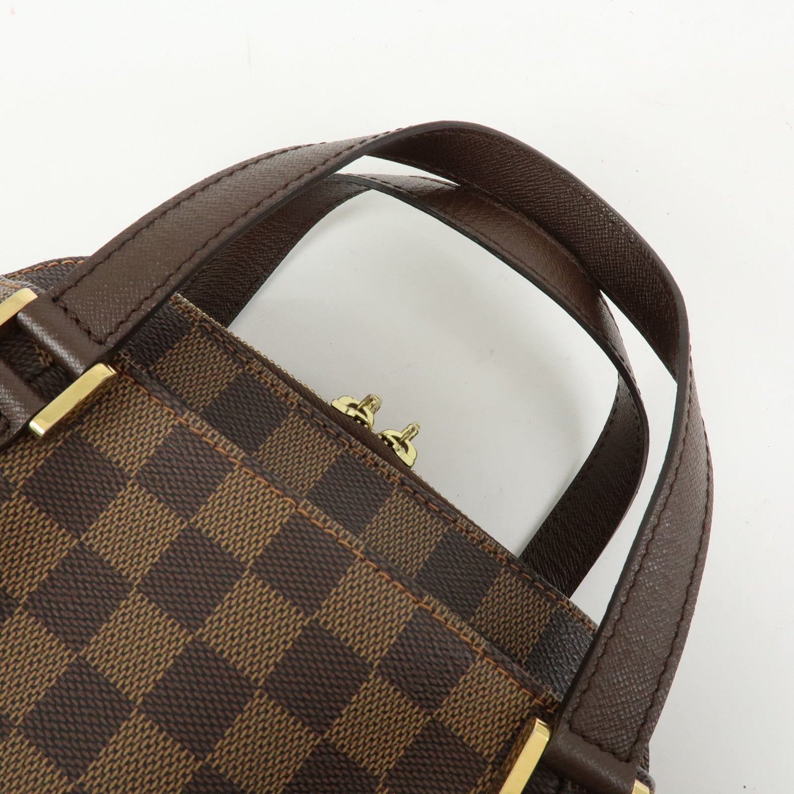 Louis Vuitton Damier Canvas Belem PM Hand Bag Ebene Brown N51173