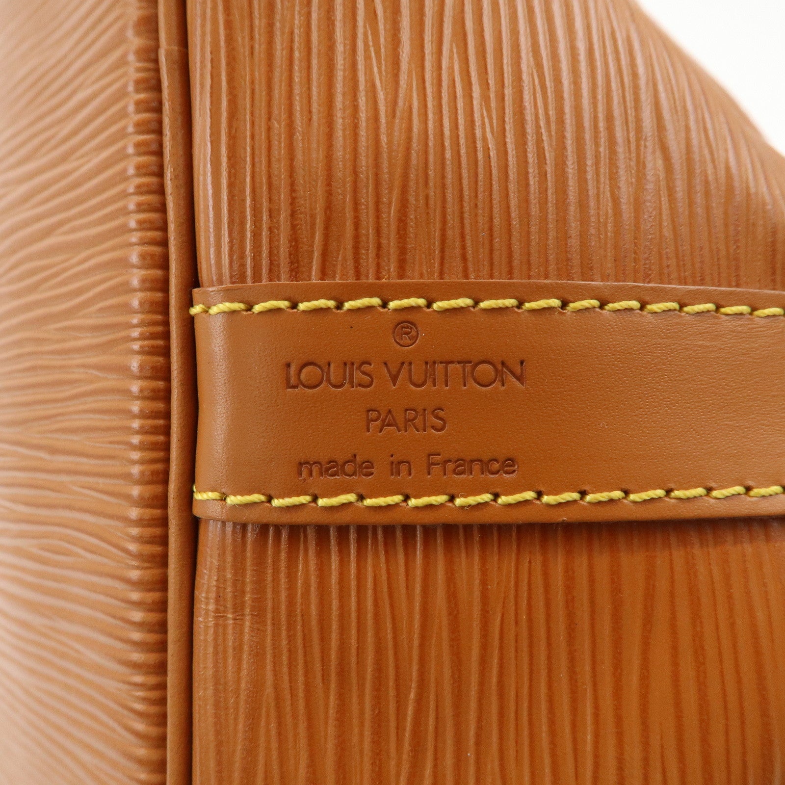 Louis Vuitton Epi Leather Petit Noe Shoulder Bag Zipang Gold M44108
