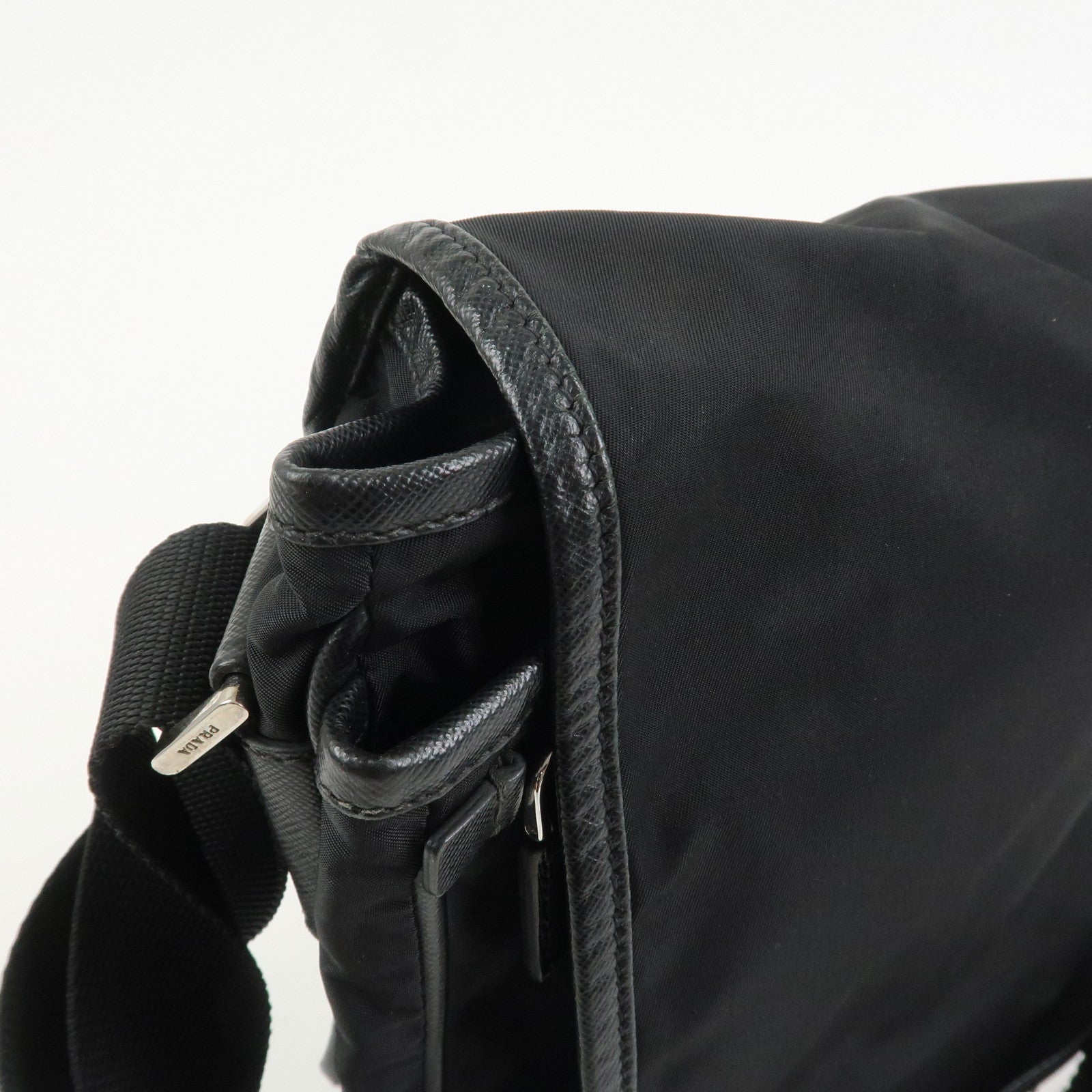 PRADA - Nylon   Saffiano Leather Black 2DV166