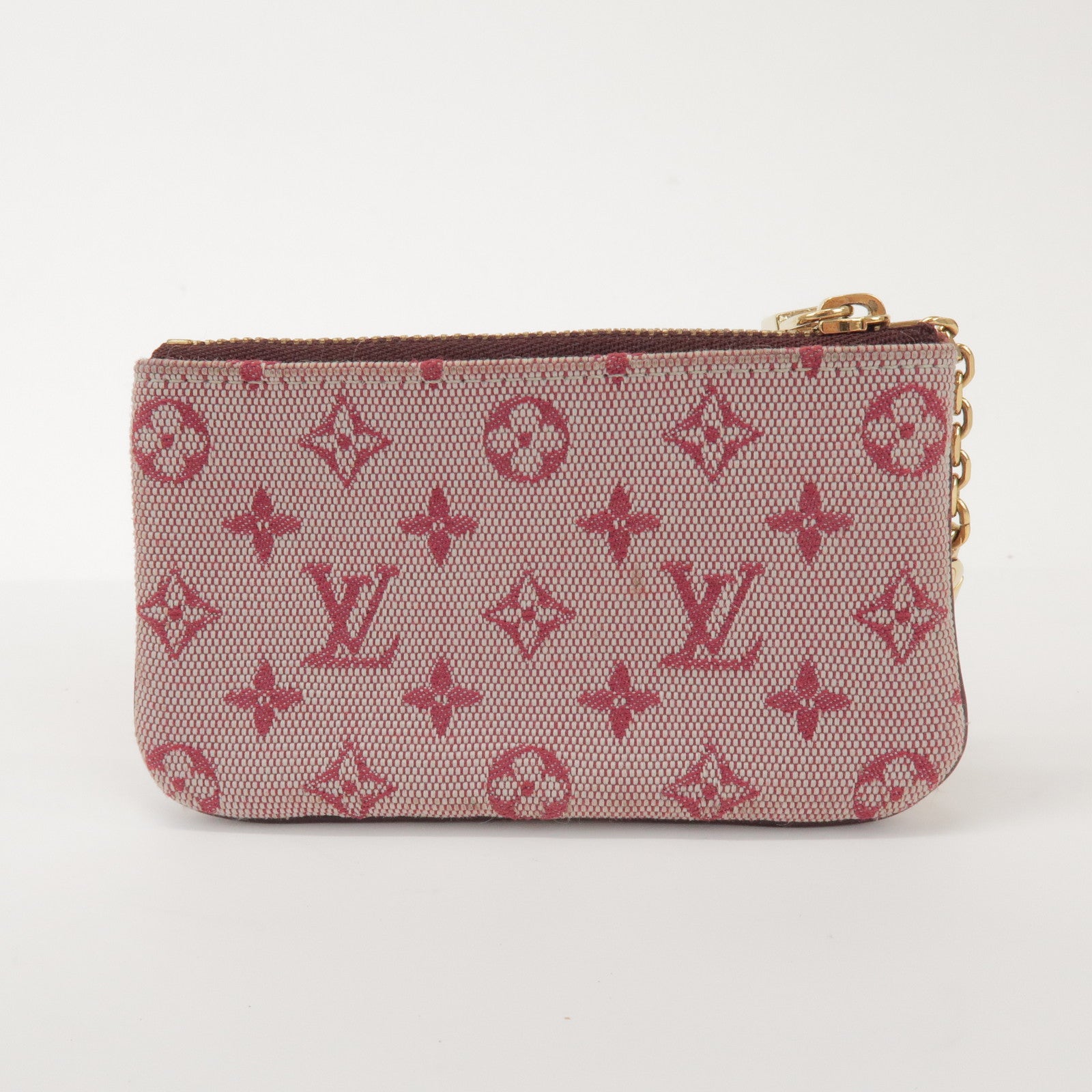 Louis Vuitton Monogram Mini Pochette Cles Coin Case Cerise M92238