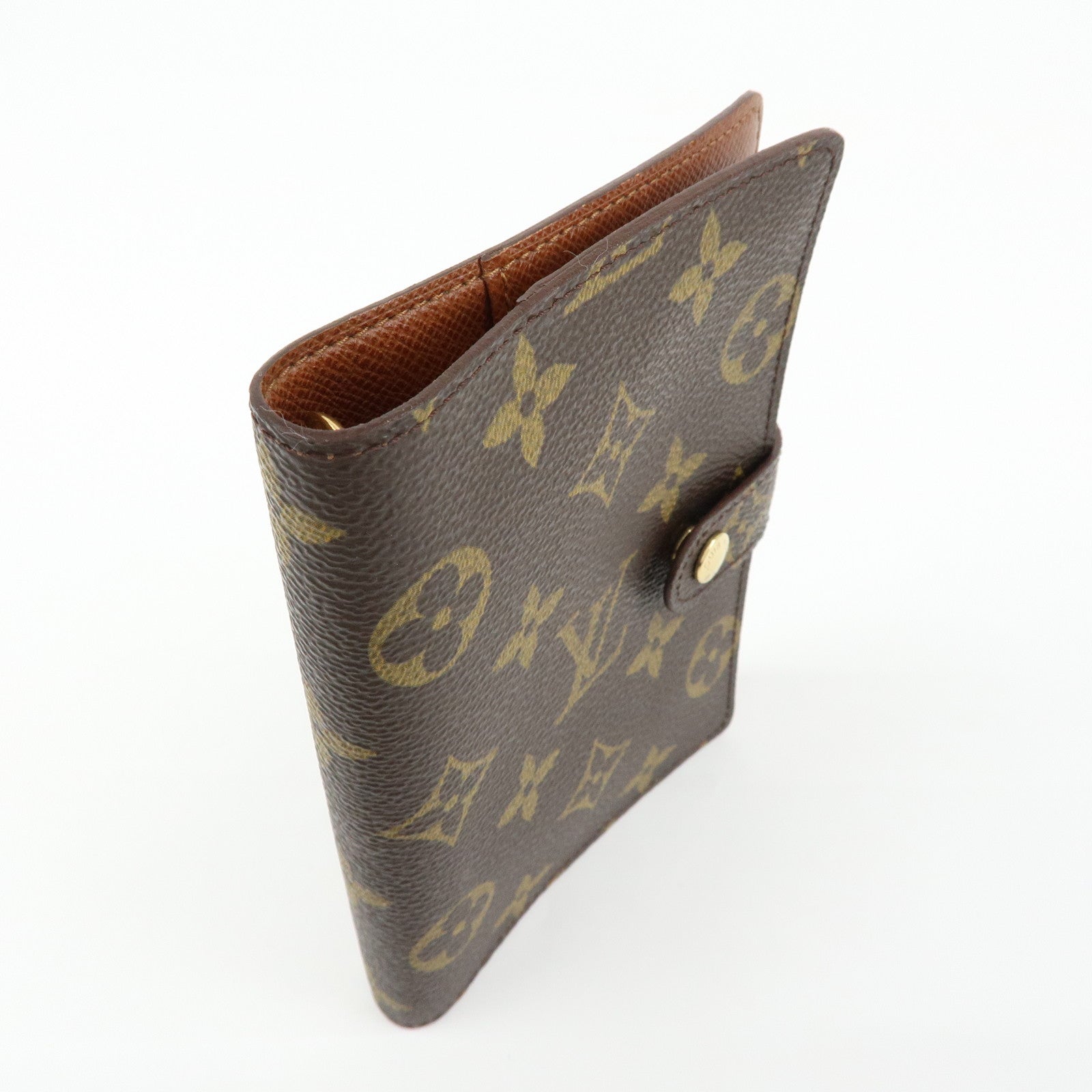 Louis Vuitton Monogram Agenda PM Planner Cover Brown R20005
