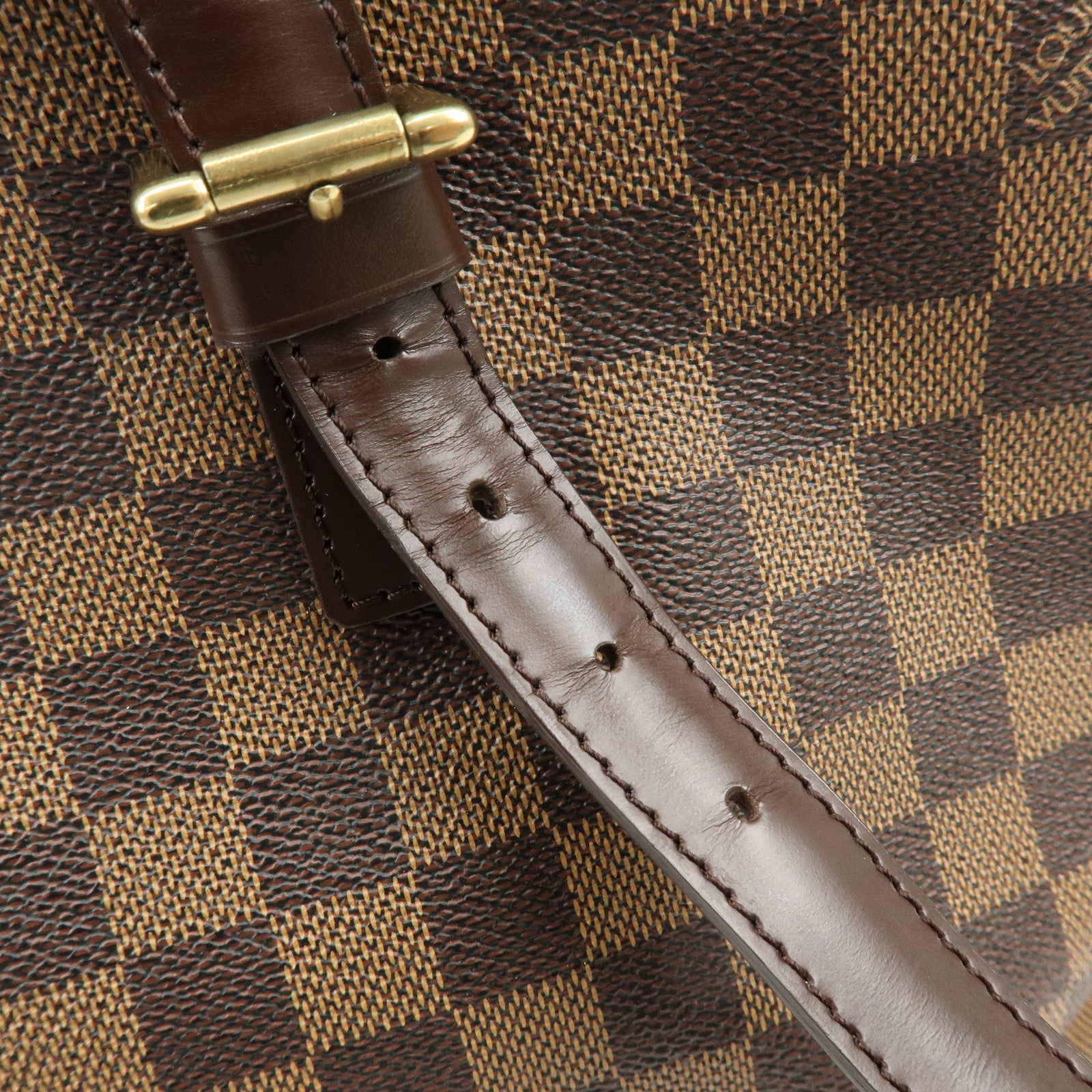 Louis Vuitton Damier Ebene Chelsea Canvas Shoulder Bag N51119