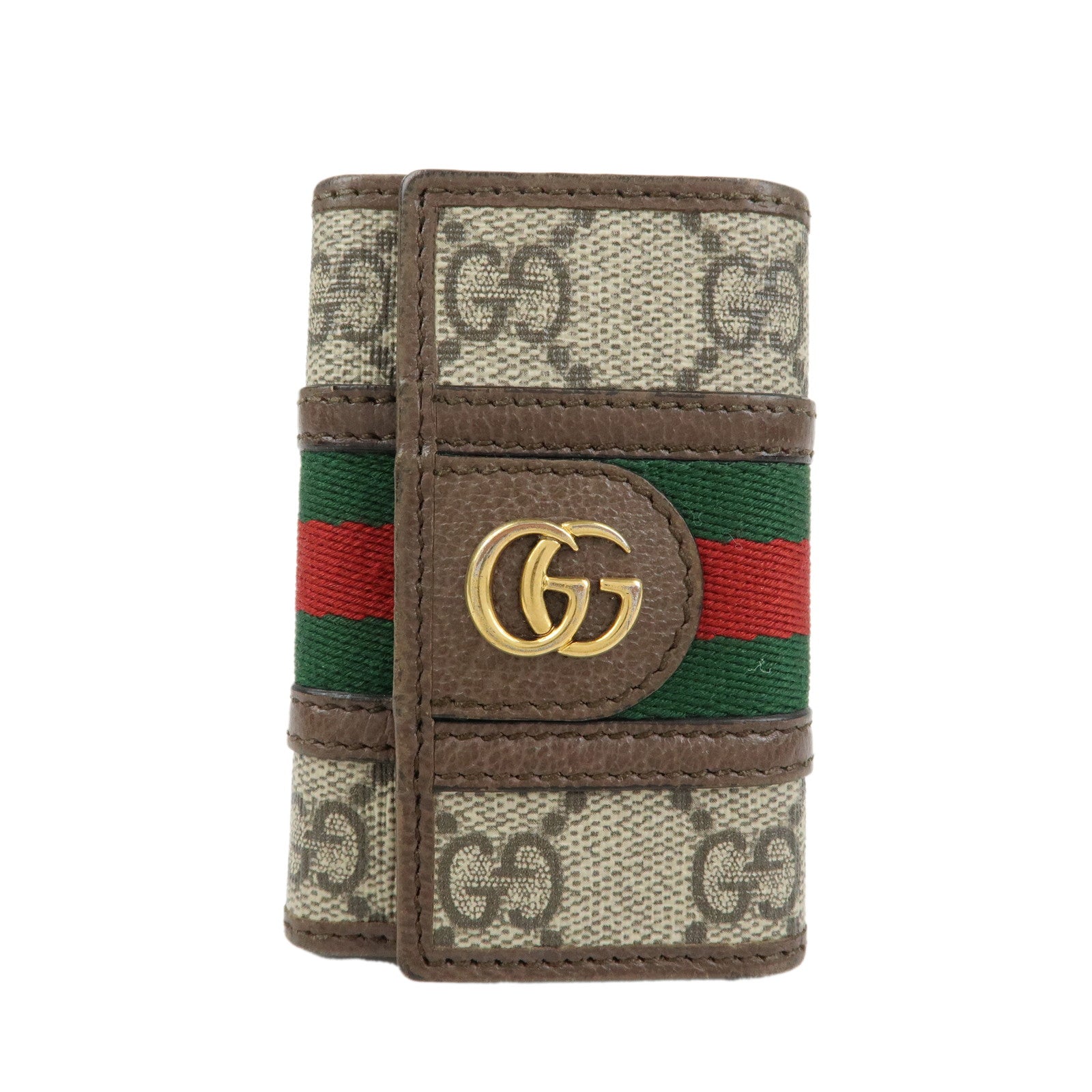 GUCCI GG Marmont Sherry GG Supreme Leather 6 Ring Key Case 603732