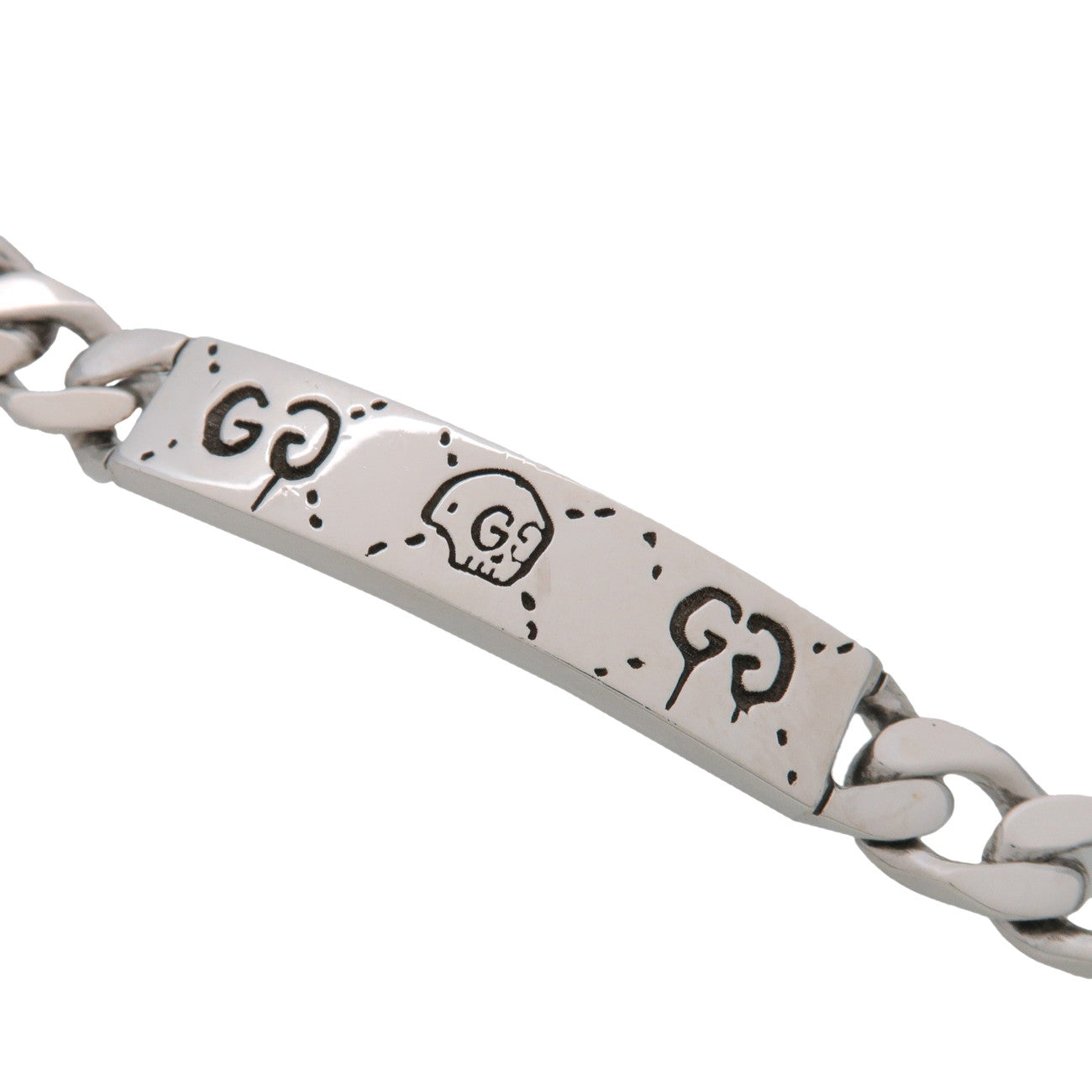 GUCCI Ghost Chain Bracelet SV925 Silver