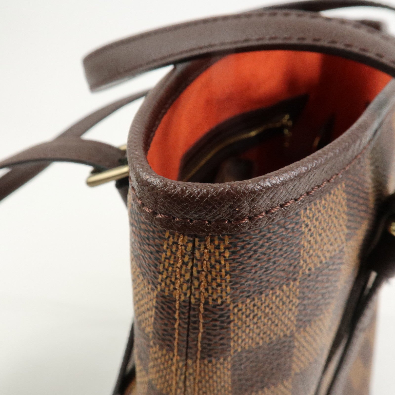 Louis Vuitton Damier Ebene Marais Tote Bag Hand Bag Brown N42240