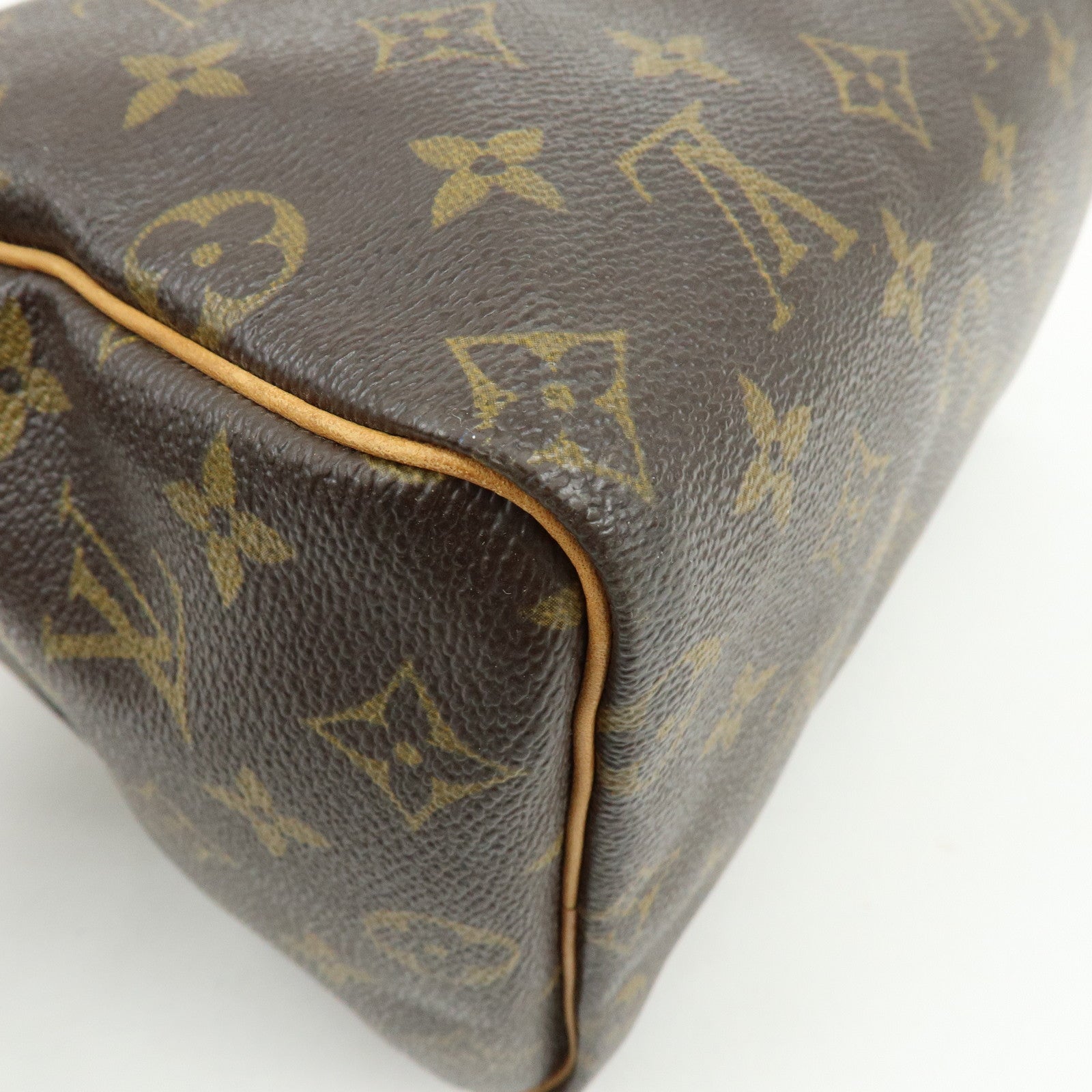Louis Vuitton Monogram Speedy 25 Boston Bag Hand Bag Brown M41528