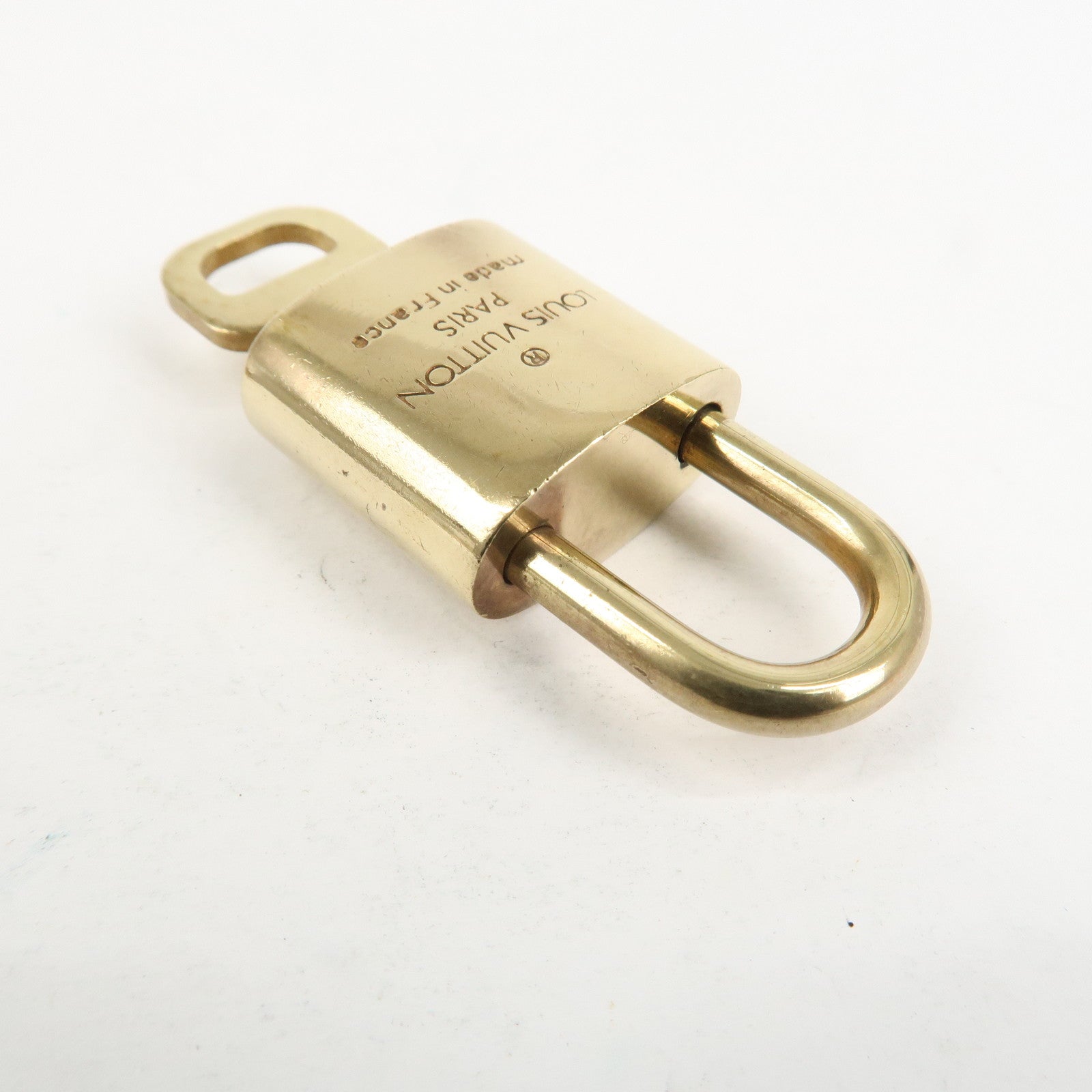 Louis Vuitton Set of 10 Lock & Key Cadena Key Lock Metal Gold