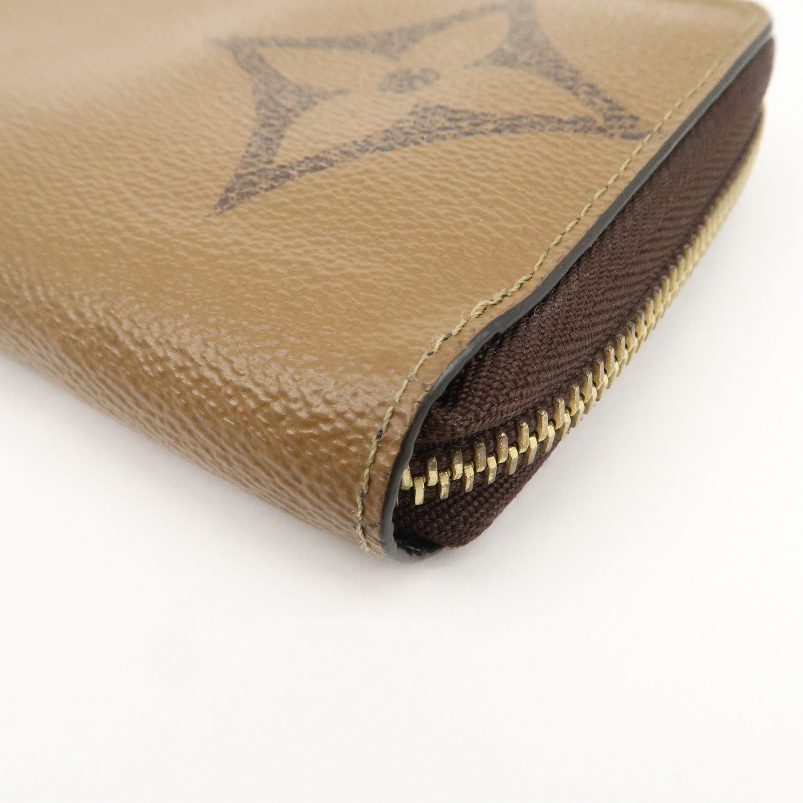 Louis Vuitton Giant Monogram Reverse Zippy Wallet Long Wallet M69353 Used