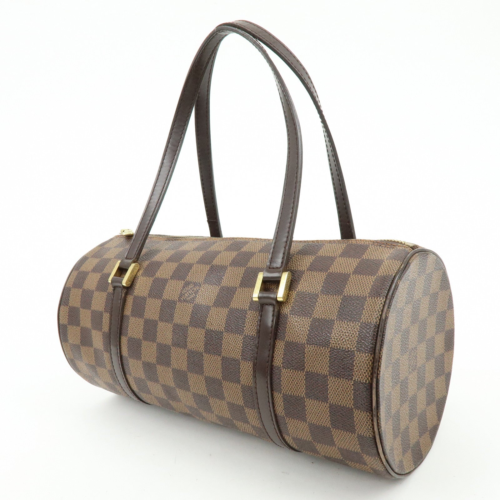 Louis Vuitton Damier Ebene Papillon 30 Hand Bag Brown N51303