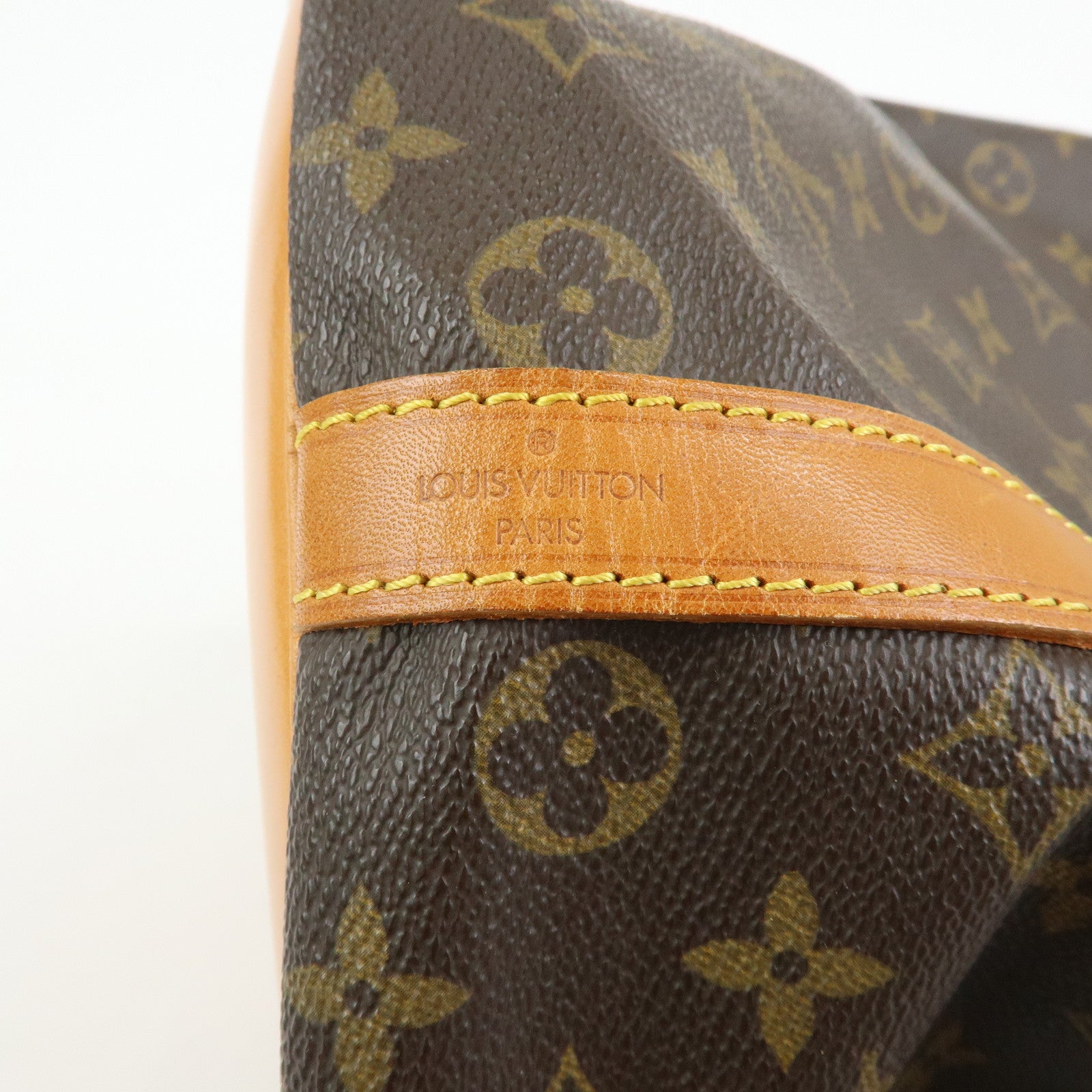 Louis Vuitton Monogram Petit Noe Shoulder Bag Brown M42226