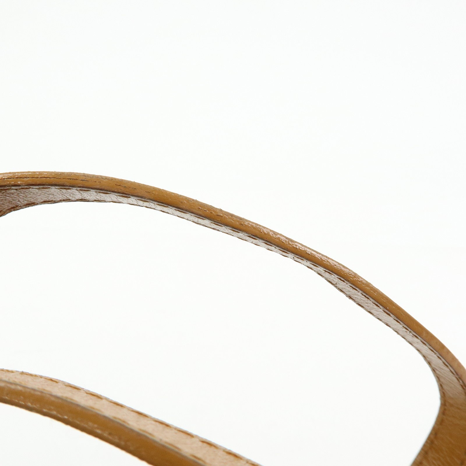 SAINT LAURENT PARIS PVC Leather Mini Boston Bag Hand Bag Navy Camel