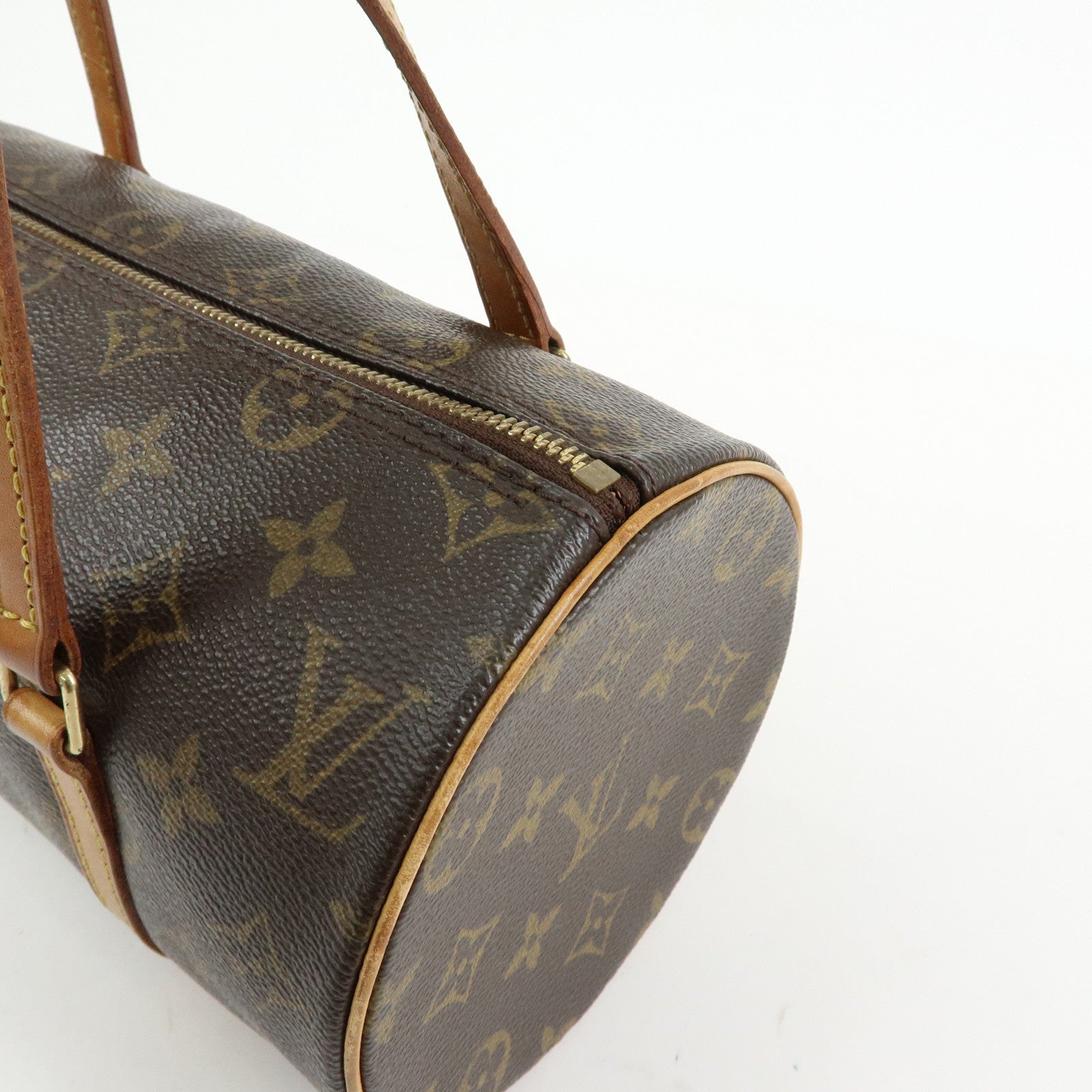 Louis Vuitton Monogram Papillon 26 Hand Bag Brown M51386