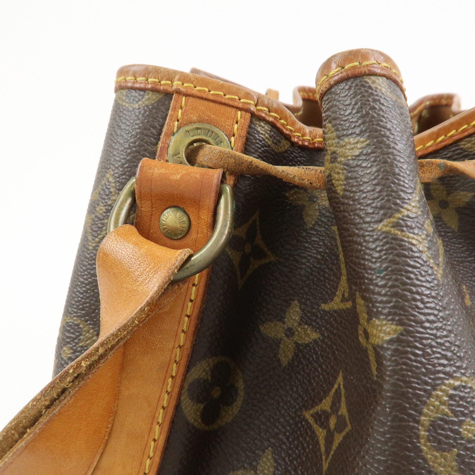 Louis Vuitton Monogram Petit Noe Shoulder Bag Brown M42226