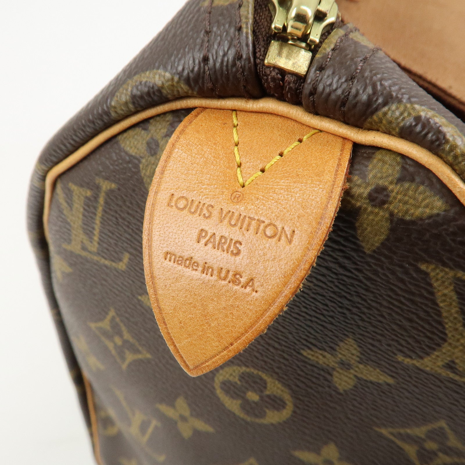 Louis Vuitton Monogram Speedy 30 Boston Bag Hand Bag Brown M41526