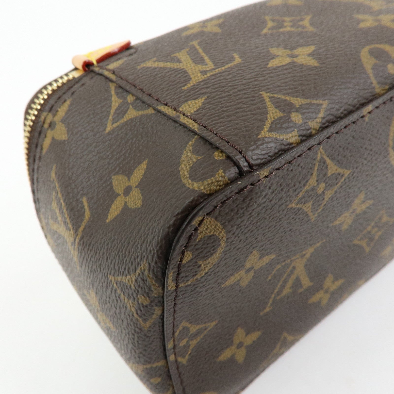 Louis Vuitton Monogram Cube de Rangement PM Pouch Brown M43688