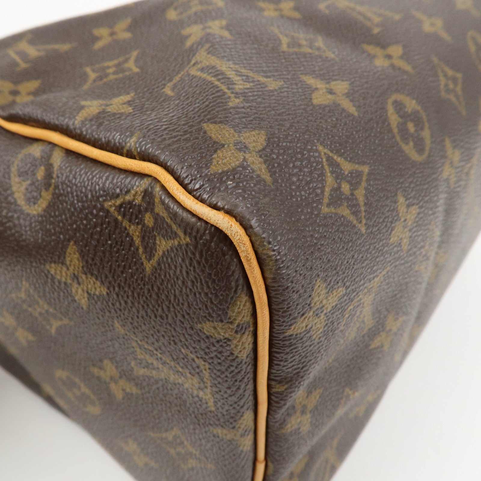 Louis Vuitton Monogram Speedy 30 Boston Bag Hand Bag Brown M41526