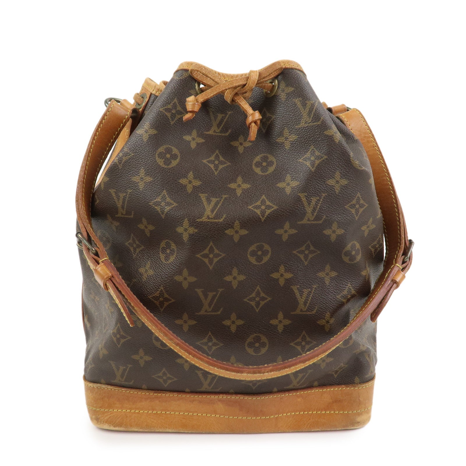 Louis Vuitton Monogram Noe Shoulder Bag Hand Bag Brown M42224