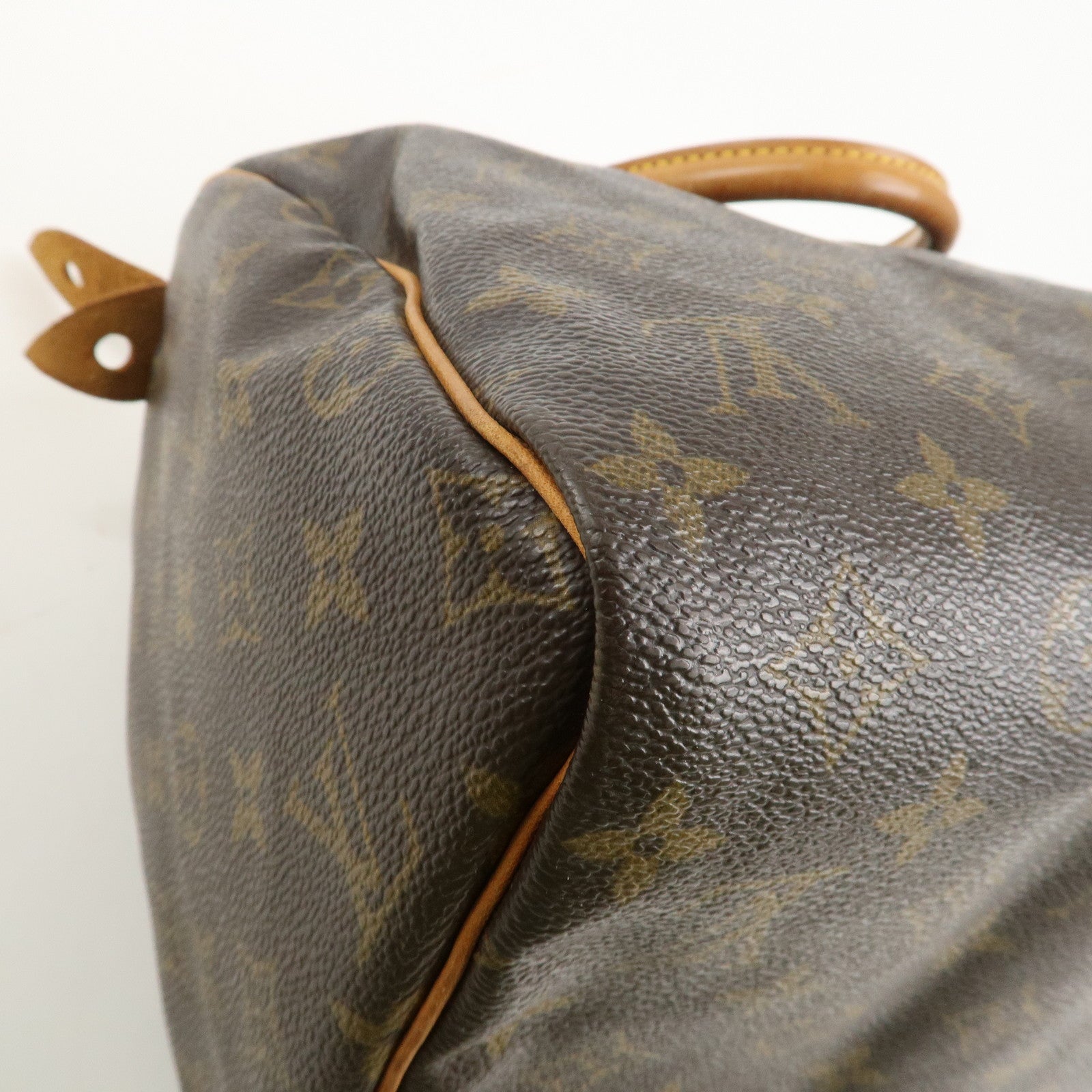 Louis Vuitton Monogram Speedy 30 Boston Bag Hand Bag Brown M41526 Used