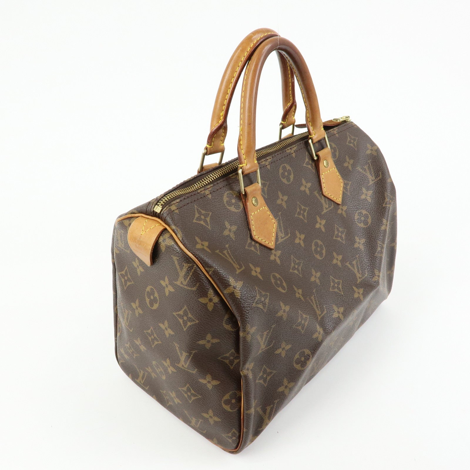 Louis Vuitton Monogram Speedy 30 Boston Bag Hand Bag Brown M41526