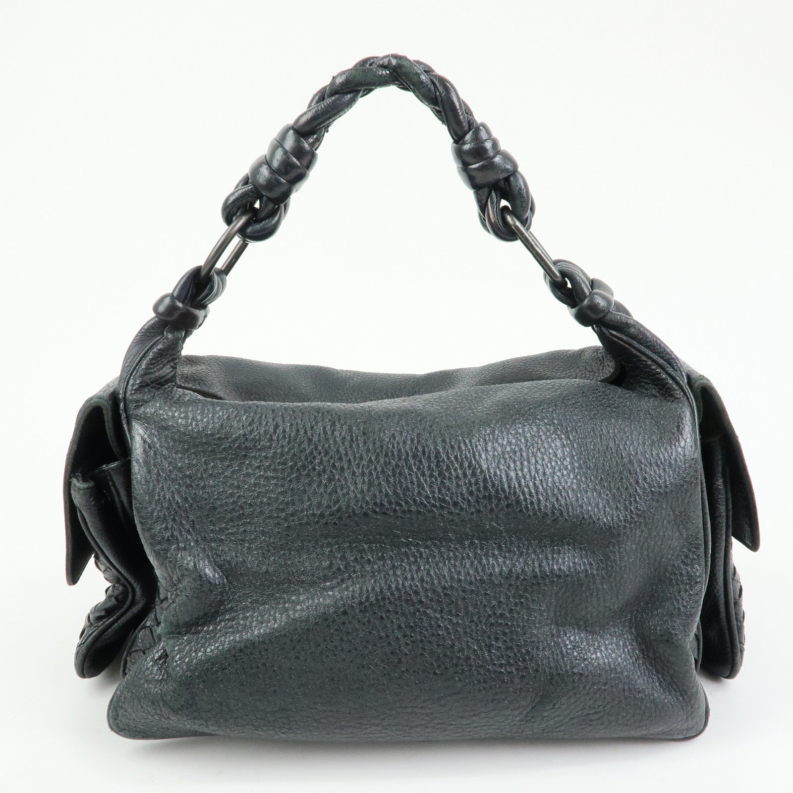 BOTTEGA VENETA Cocker intrecciato Leather Shoulder Bag 144413