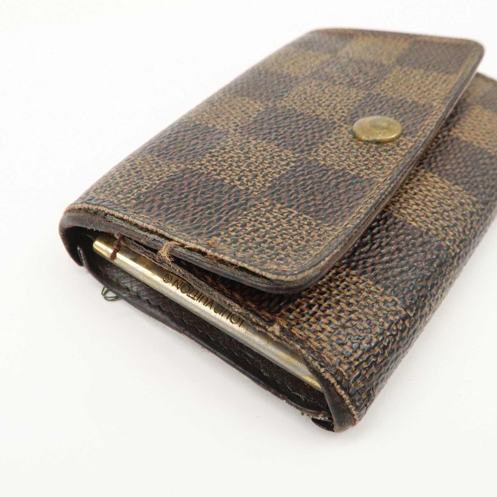 Louis Vuitton Monogram Damier Set Of 3 Multicles 6 Key Case Used