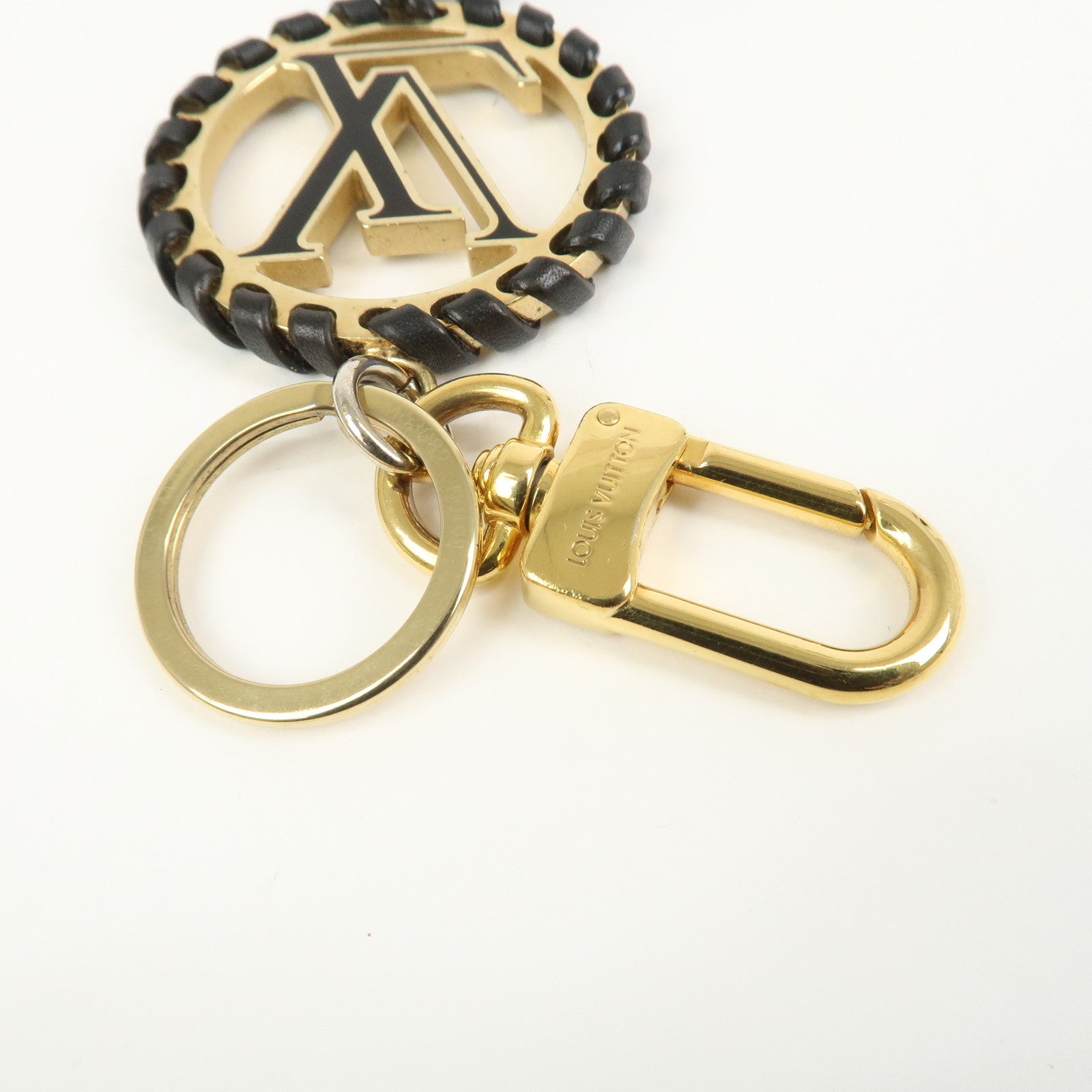 Louis Vuitton Porte Cles Very LV Circle Bag Charm Black M63082