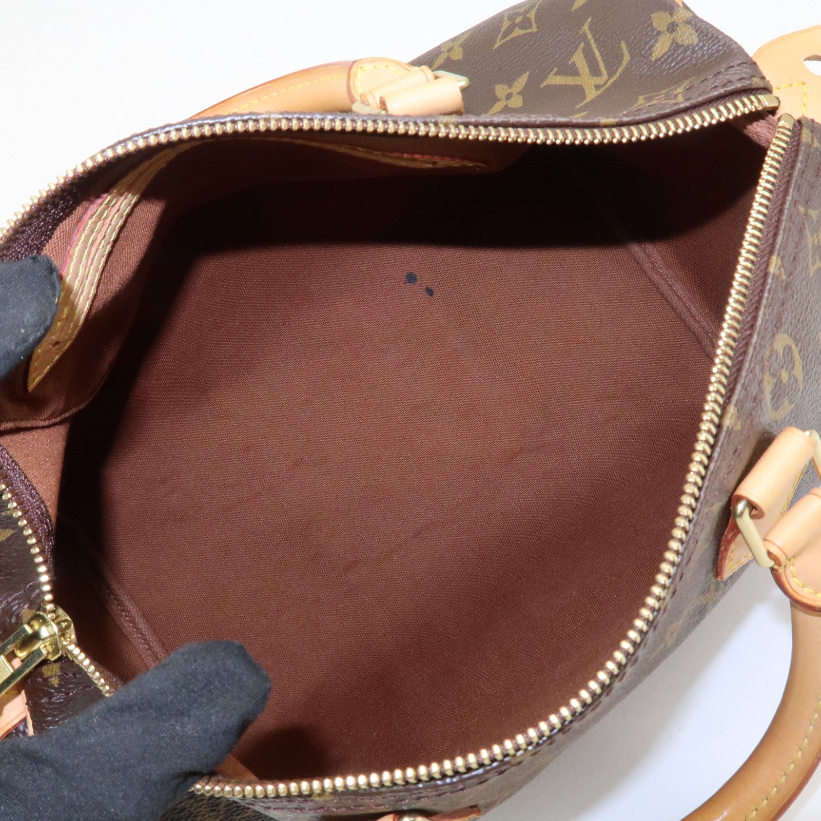 Louis Vuitton Monogram Speedy 30 Boston Bag Hand Bag Brown M41526