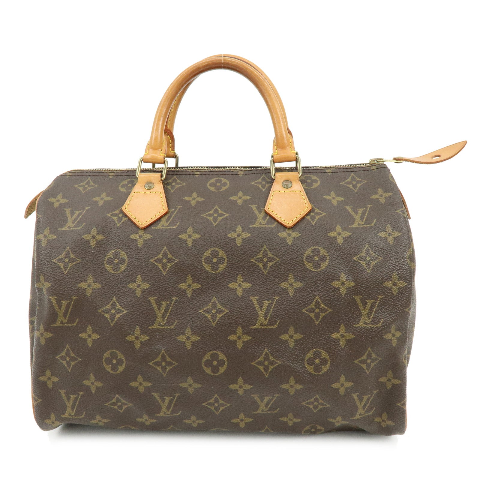 Louis Vuitton Monogram Speedy 30 Boston Bag Hand Bag Brown M41526