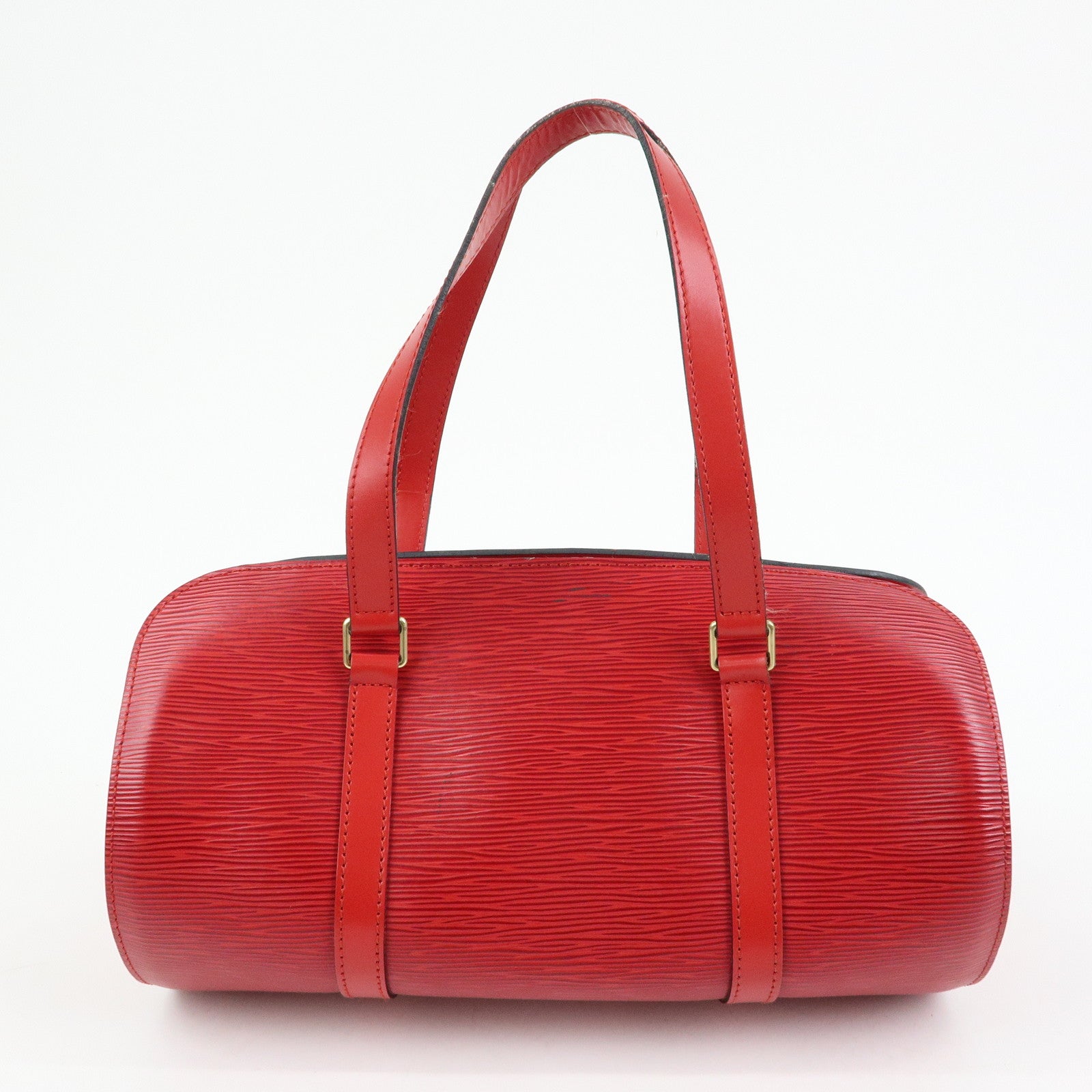 Louis Vuitton Epi Soufflot Hand Bag Castillian Red M52227