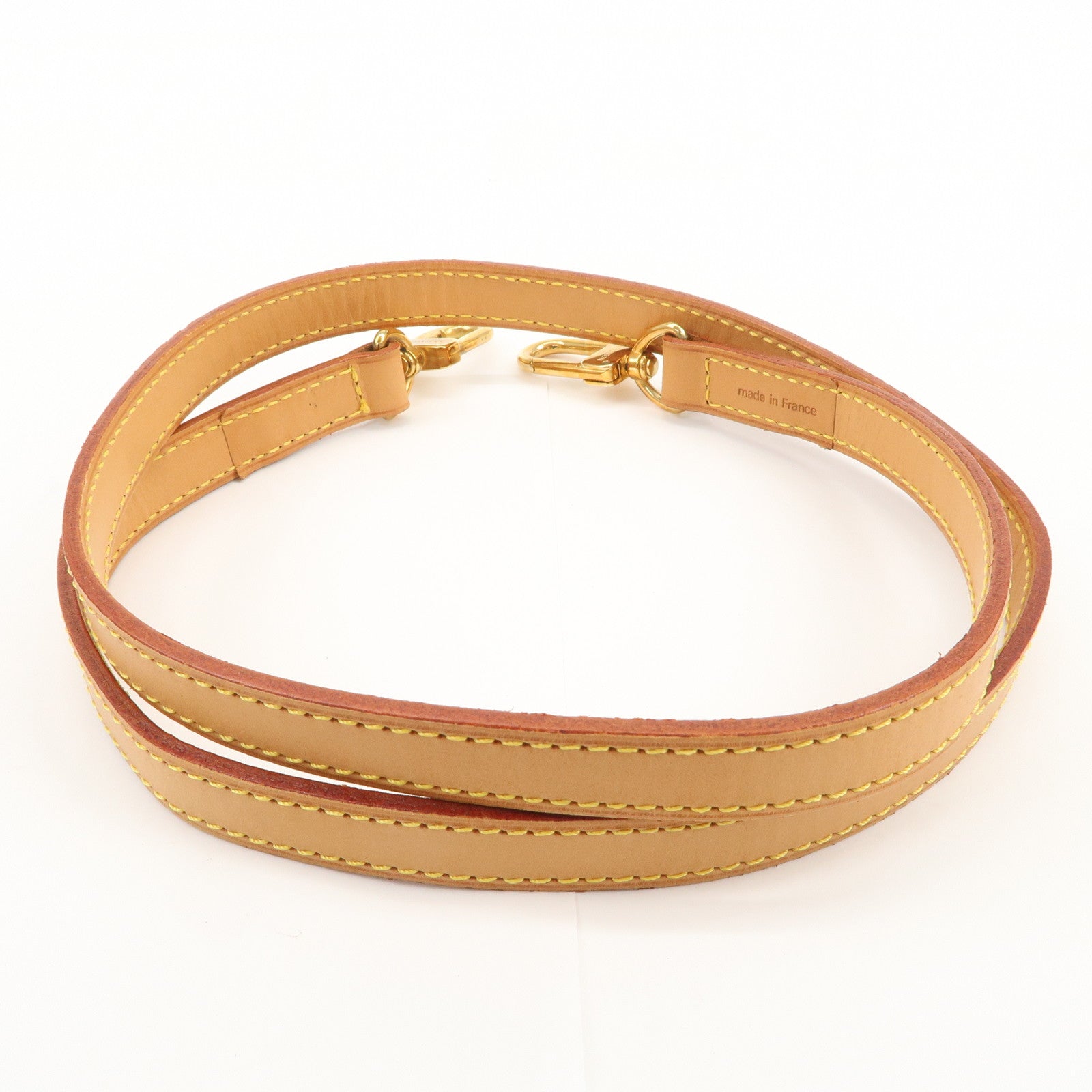 Louis Vuitton Nume Leather Shoulder Strap 100cm 1.6cm Natural