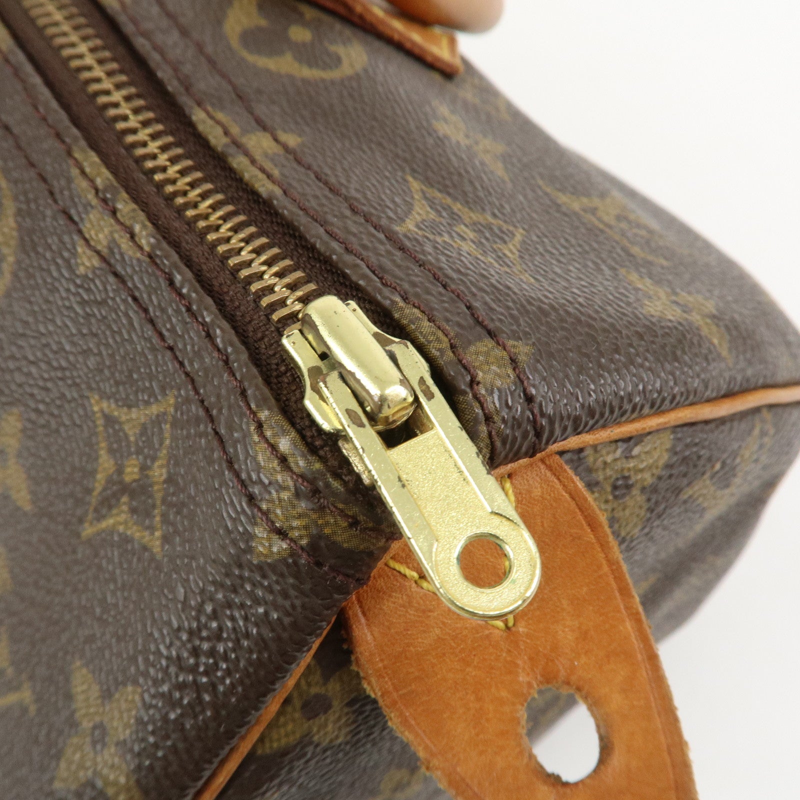 Louis Vuitton Monogram Speedy 30 Boston Bag Hand Bag Brown M41526
