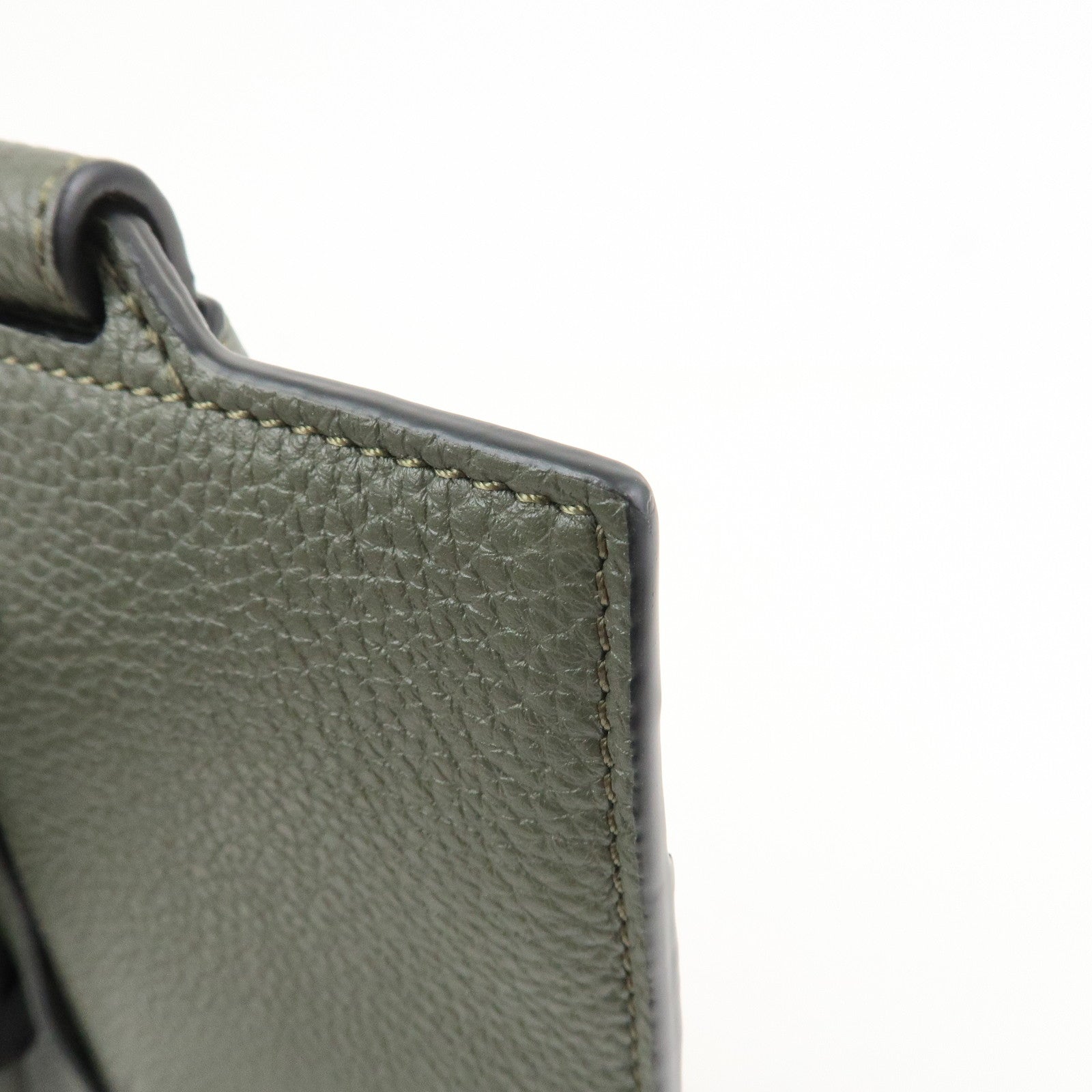 LOEWE Anagram Vertical T Pocket Cross Body Bag Shoulder Bag Green