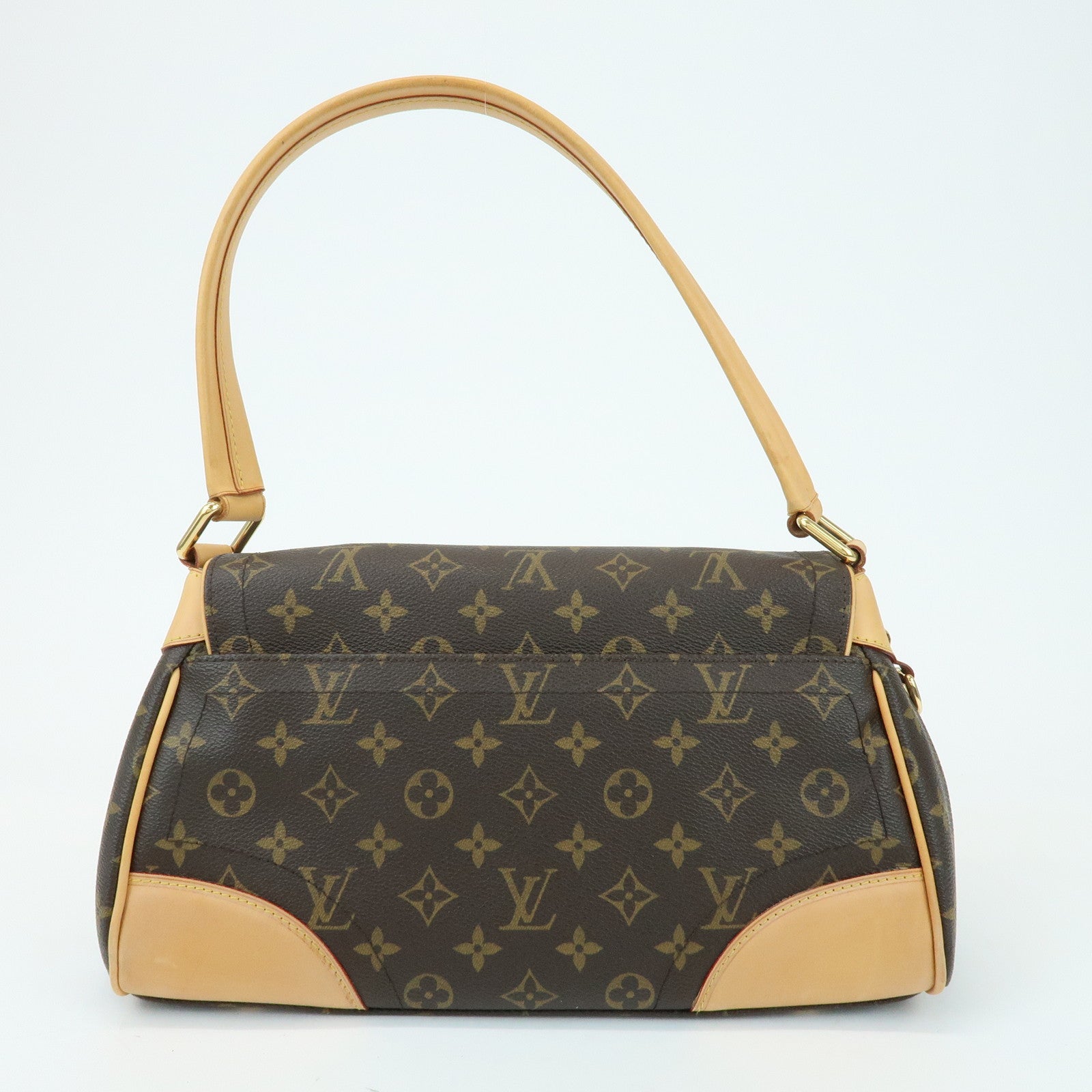 Louis Vuitton Monogram Beverly MM Shoulder Hand Bag Brown M40121