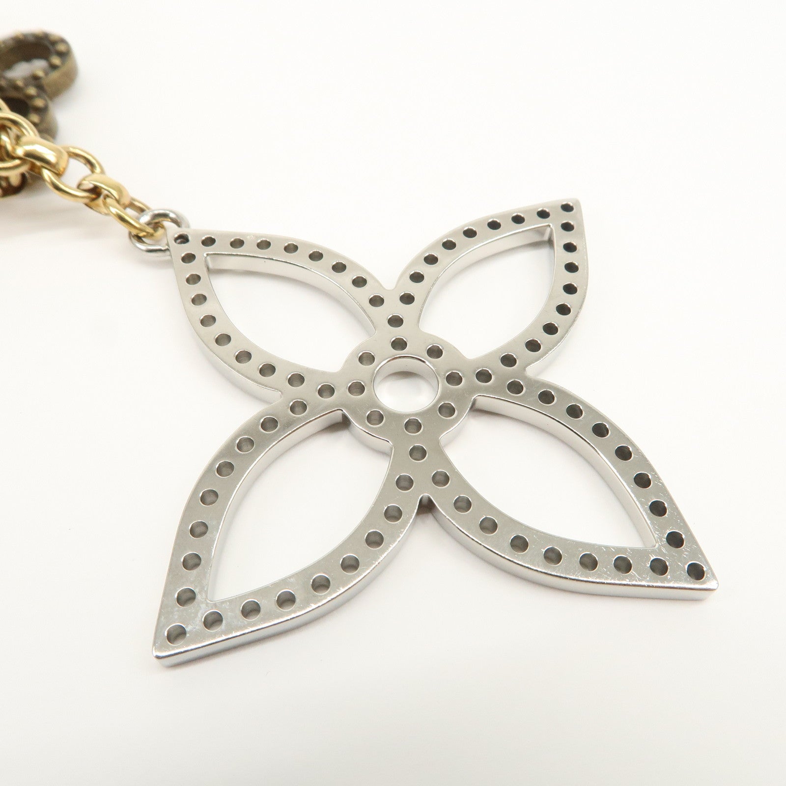 Louis Vuitton Bijoux Sac Tapage Metal Bag Charm Gold Silver M65090