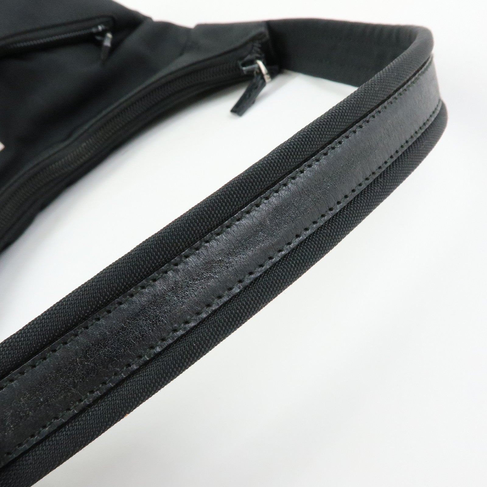 GUCCI Canvas Leather Shoulder Bag Hand Bag Black 001・3386・1705