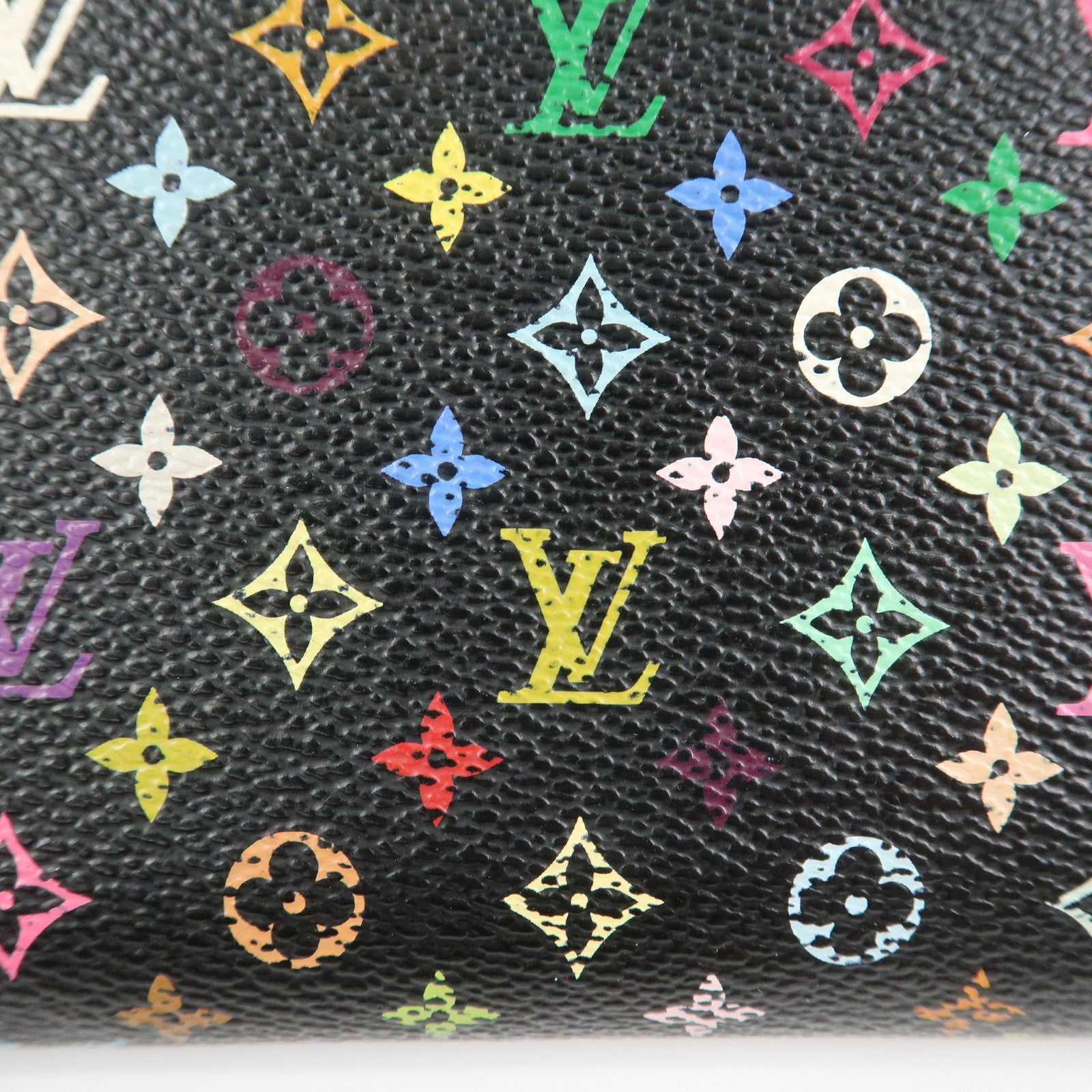 Louis Vuitton Monogram Multi Color Zippy Wallet Violet M60275