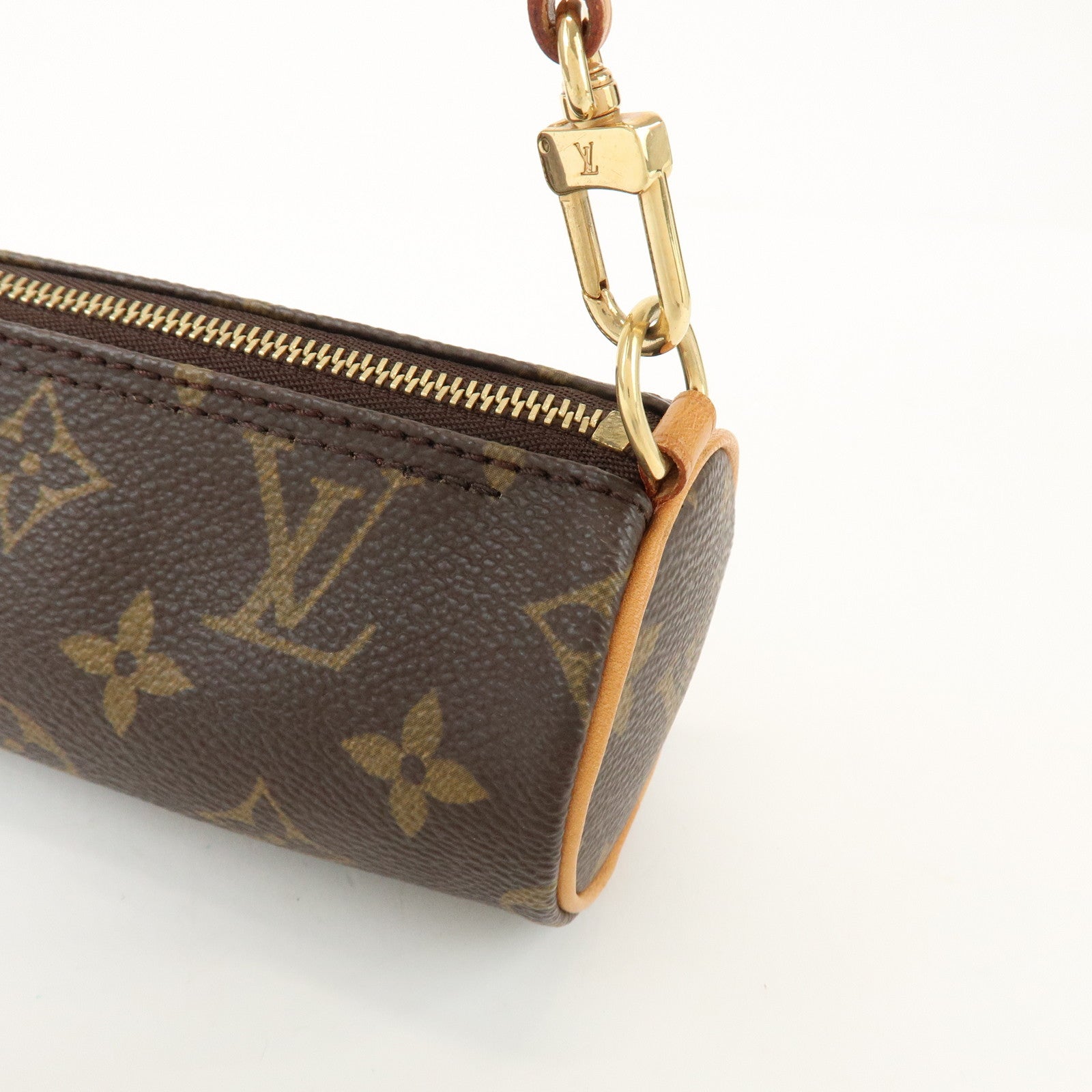 Louis Vuitton Monogram Mini Pouch for Papillon Bag Brown
