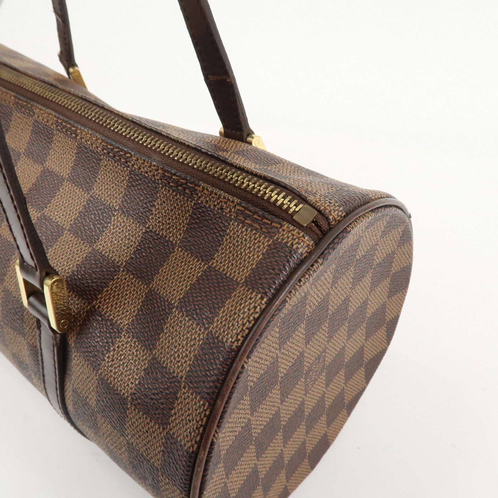 Louis Vuitton Damier Ebene Papillon 30 Hand Bag Brown N51303