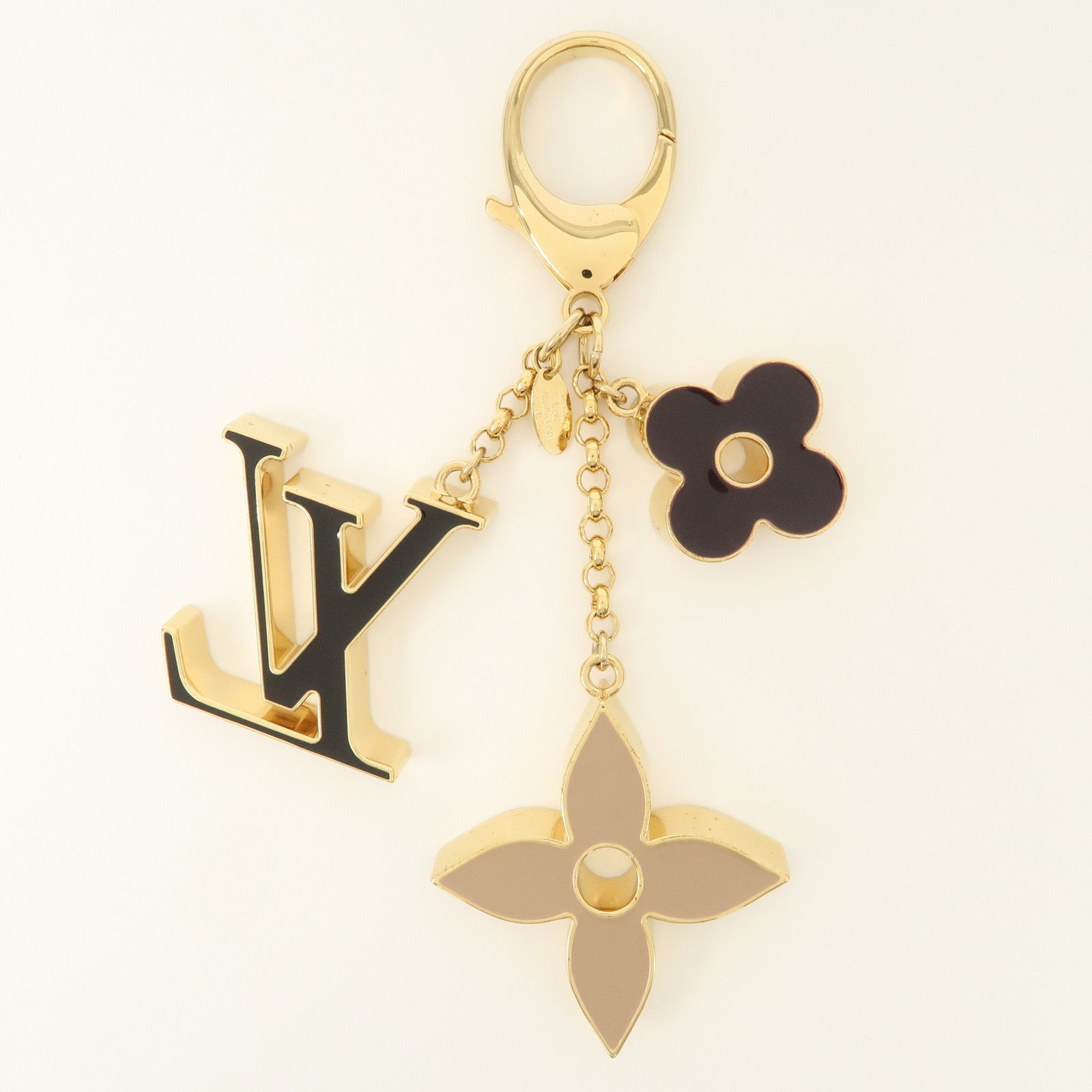 Louis Vuitton Fleur de Monogram Key Chain Bag Charm M67119