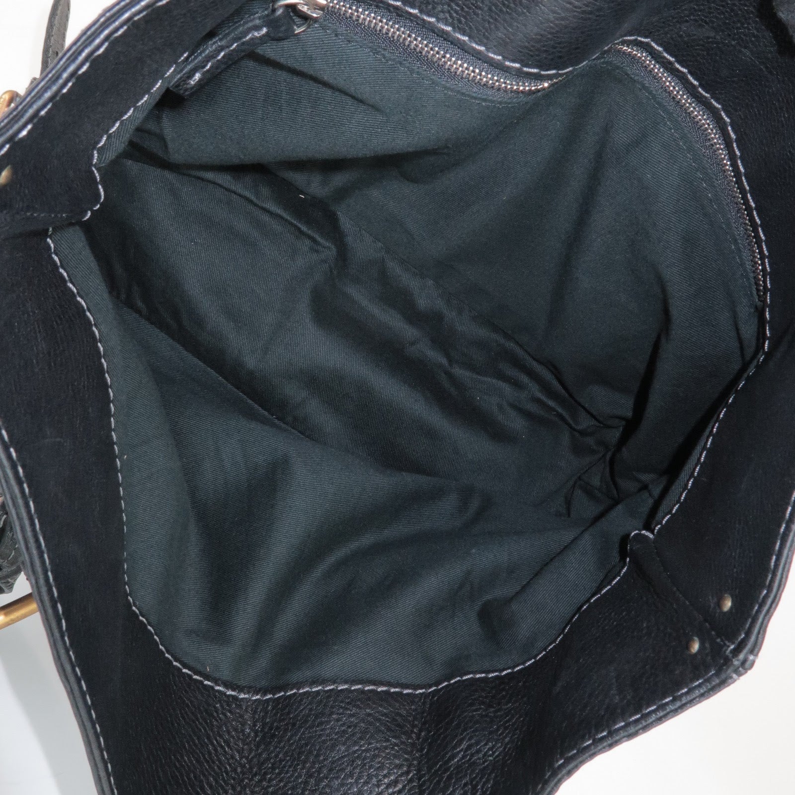 Chloe Paddington Leather Tote Bag Hand Bag Black