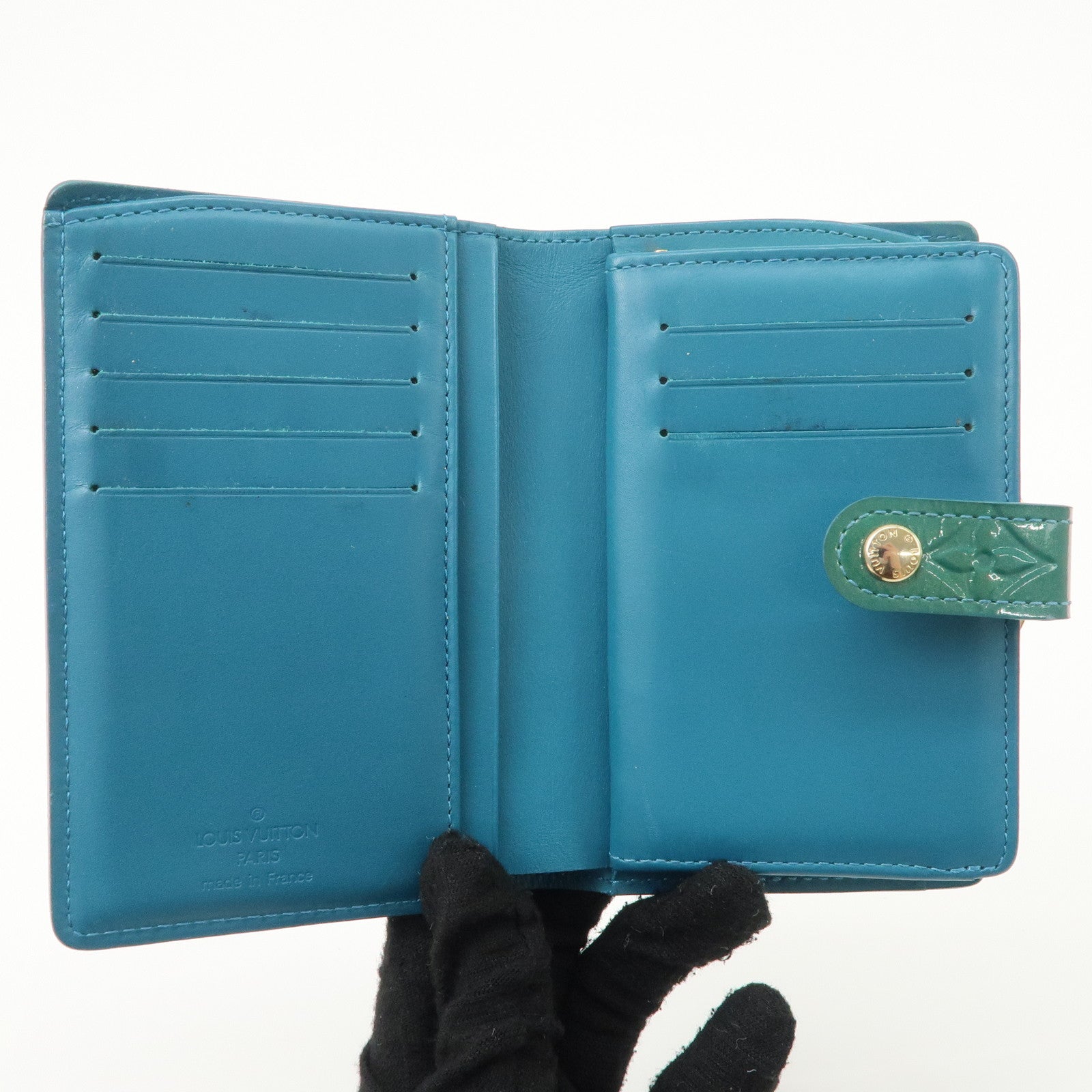 Louis Vuitton Monogram Vernis Set of 2 Wallet M9141F Used