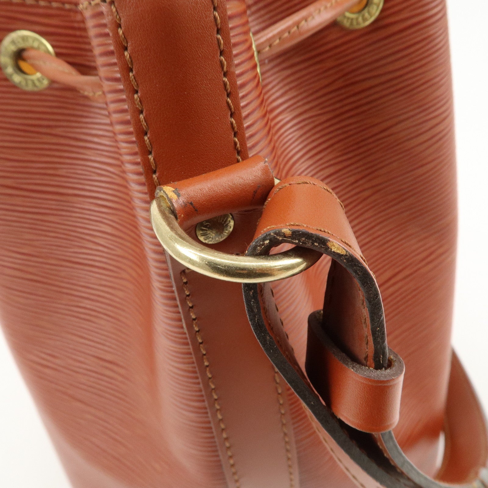 Louis Vuitton Epi Petit Noe Shoulder Bag Kenya Brown M44103