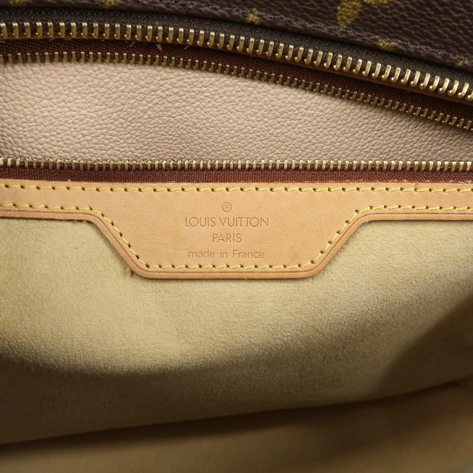 Louis Vuitton Monogram Luco Tote Bag Shoulder Bag Brown M51155