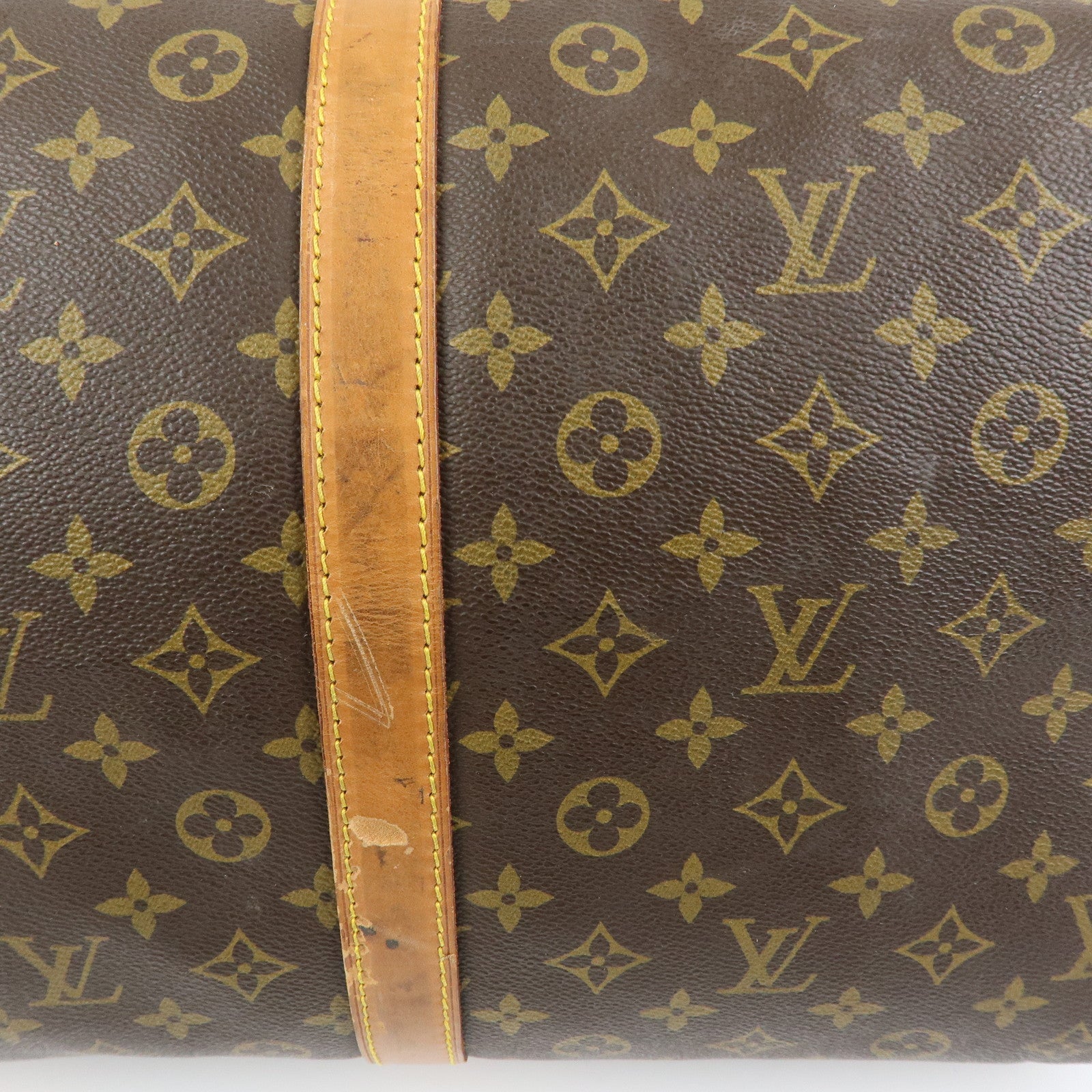 Louis Vuitton Monogram Keep All 60 Boston Bag Brown M41422