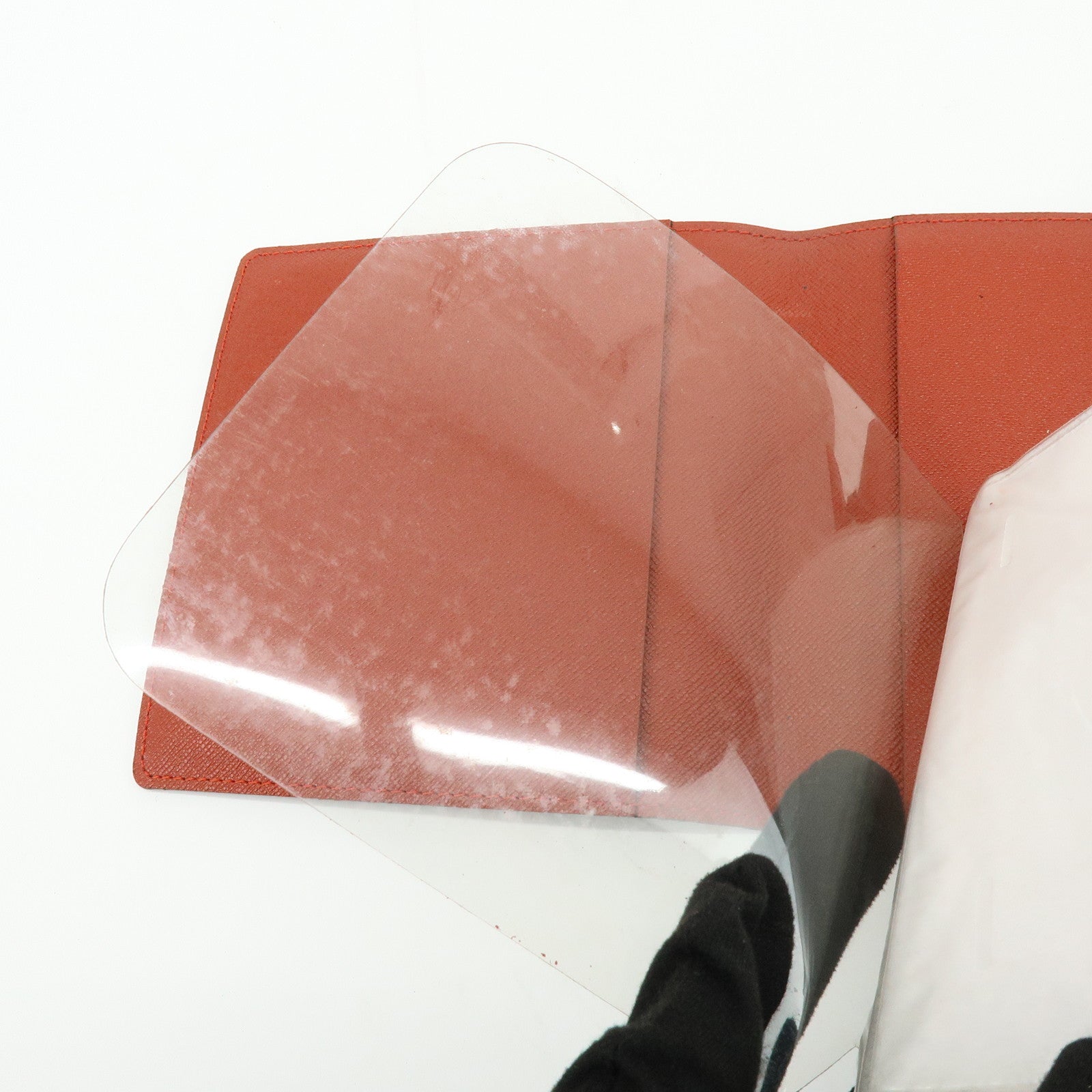 Louis Vuitton Damier Ebene Canvas Leather CD Case Holder N62935