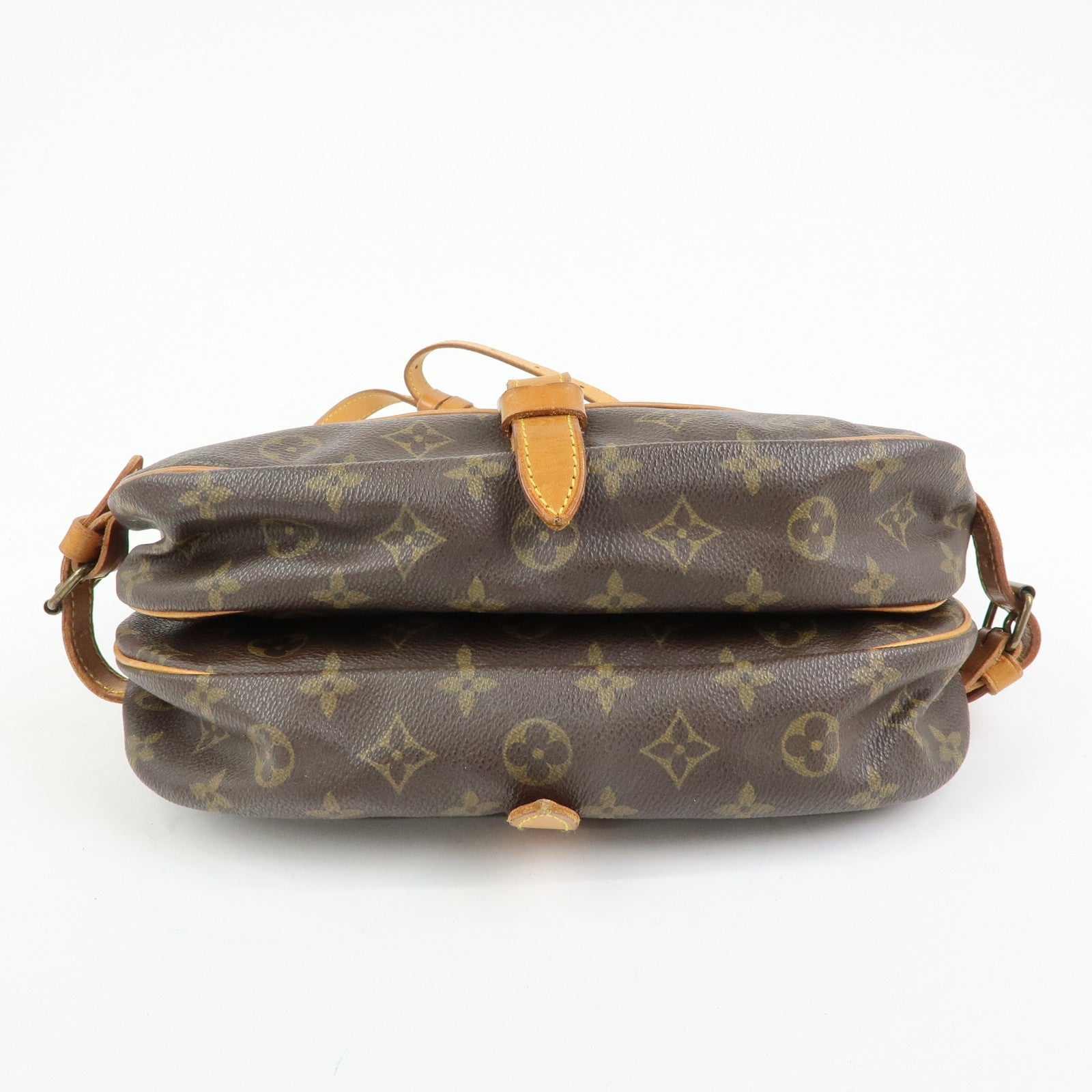 Louis Vuitton Monogram Saumur 30 Canvas Shoulder Bag Brown M42256