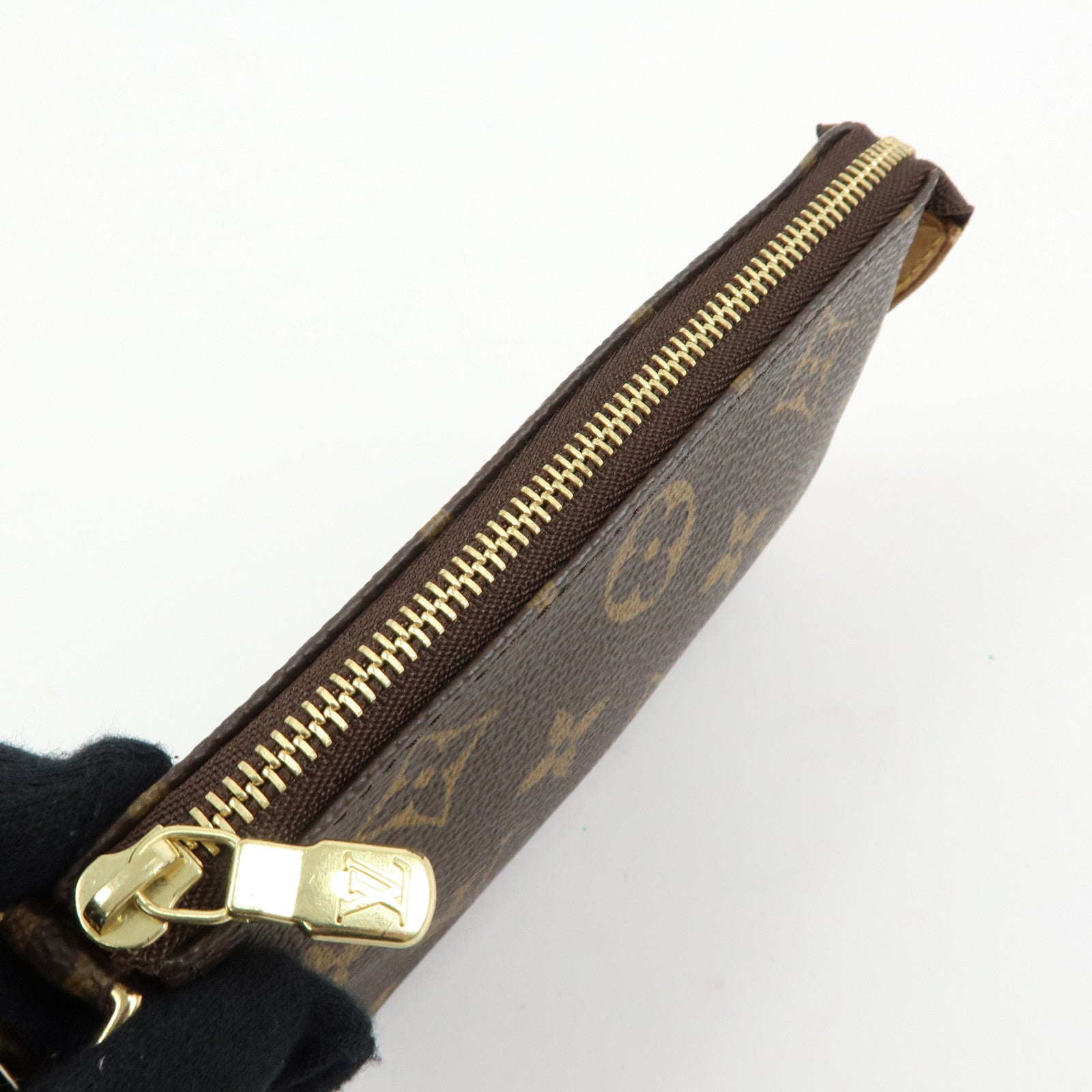 Louis Vuitton Monogram Mini Pochette Accessoires Hand Bag M58009