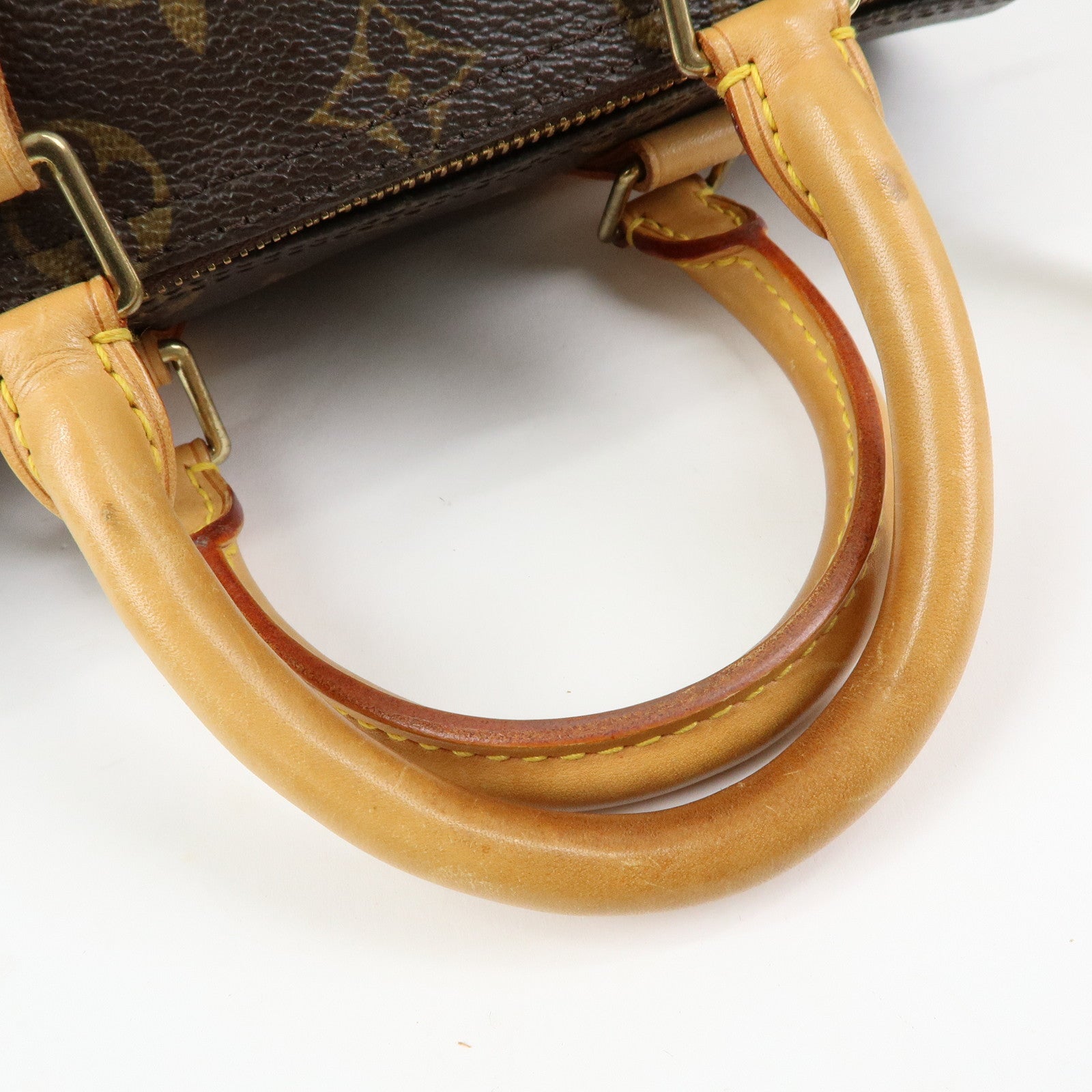 Louis Vuitton Monogram Speedy 25 Boston Bag Hand Bag Brown M41528