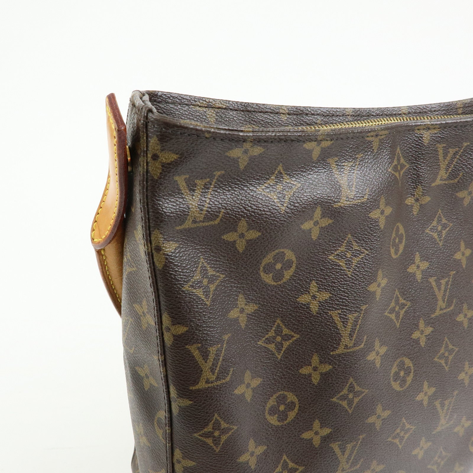 Louis Vuitton Monogram Looping GM Shoulder Bag Brown M51145