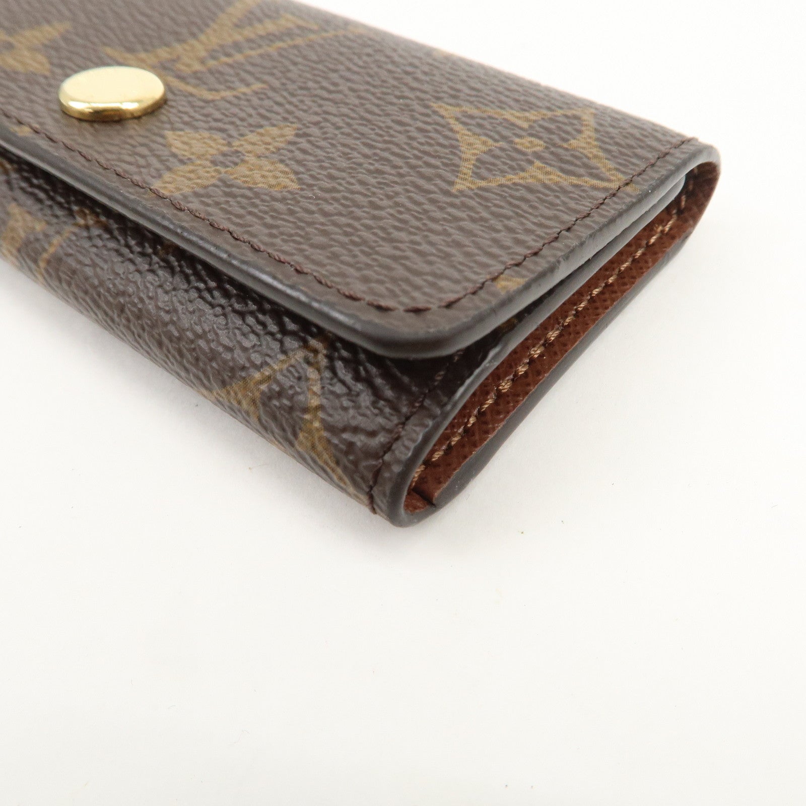 Louis Vuitton Monogram Multicles 4 Key Case Key Holder Brown M6263